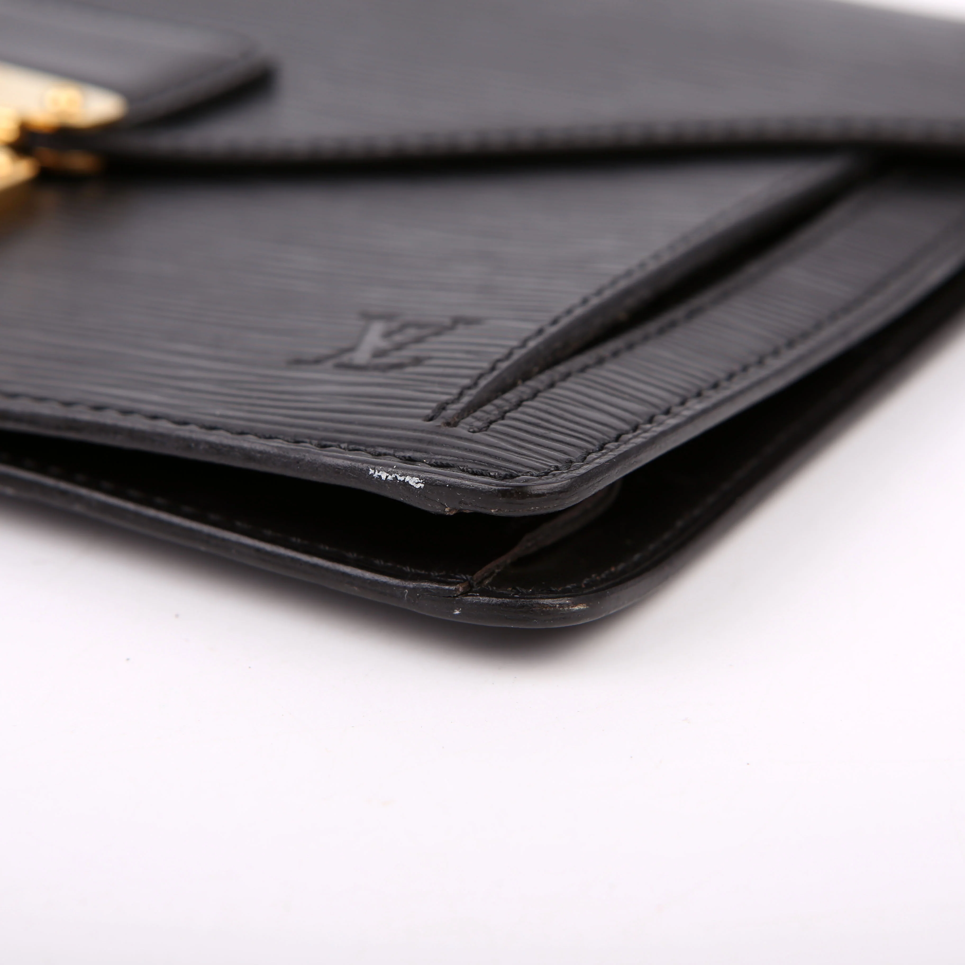 Pochette Sellier Dragonne Clutch Epi Black - Image 5