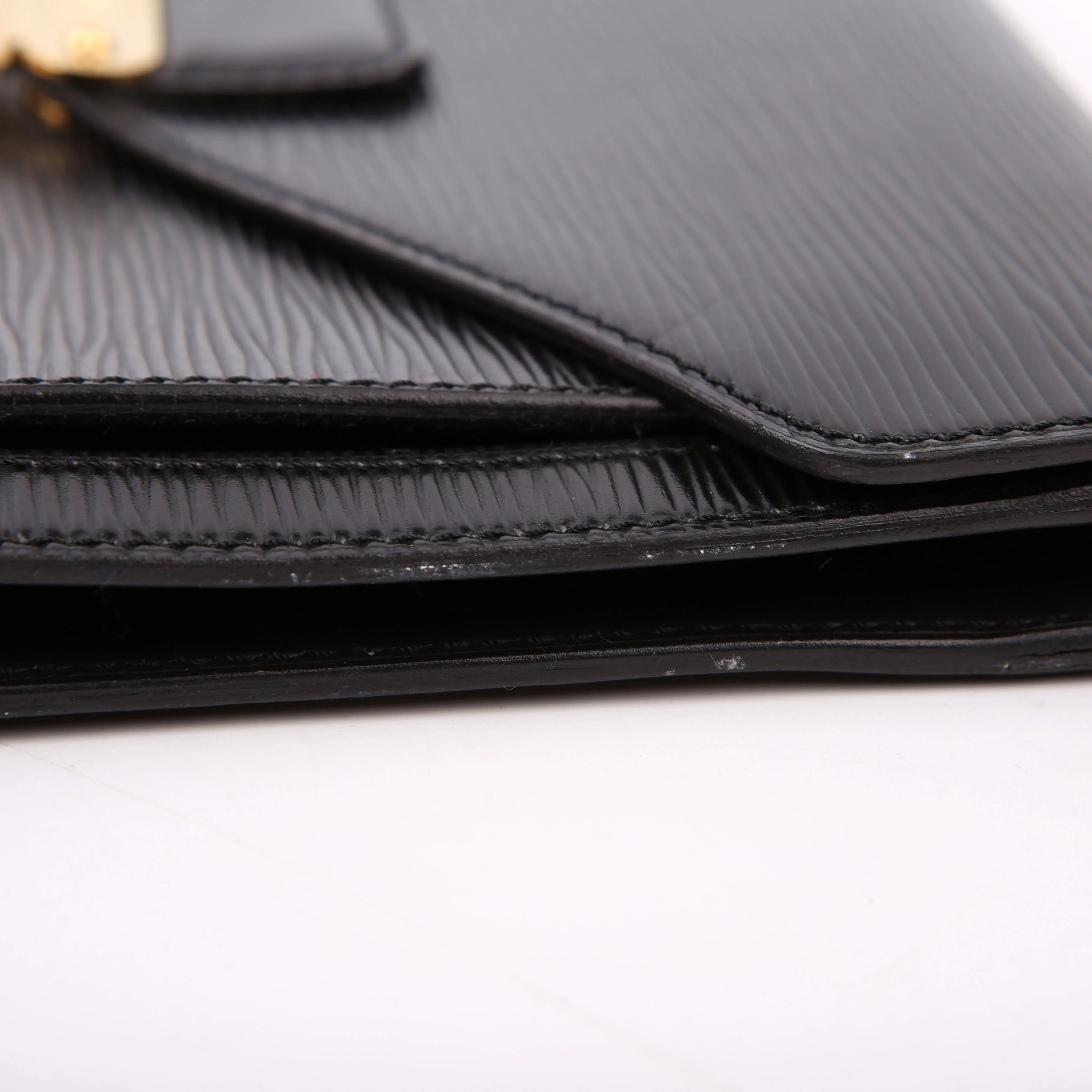Pochette Sellier Dragonne Clutch Epi Black - Image 6