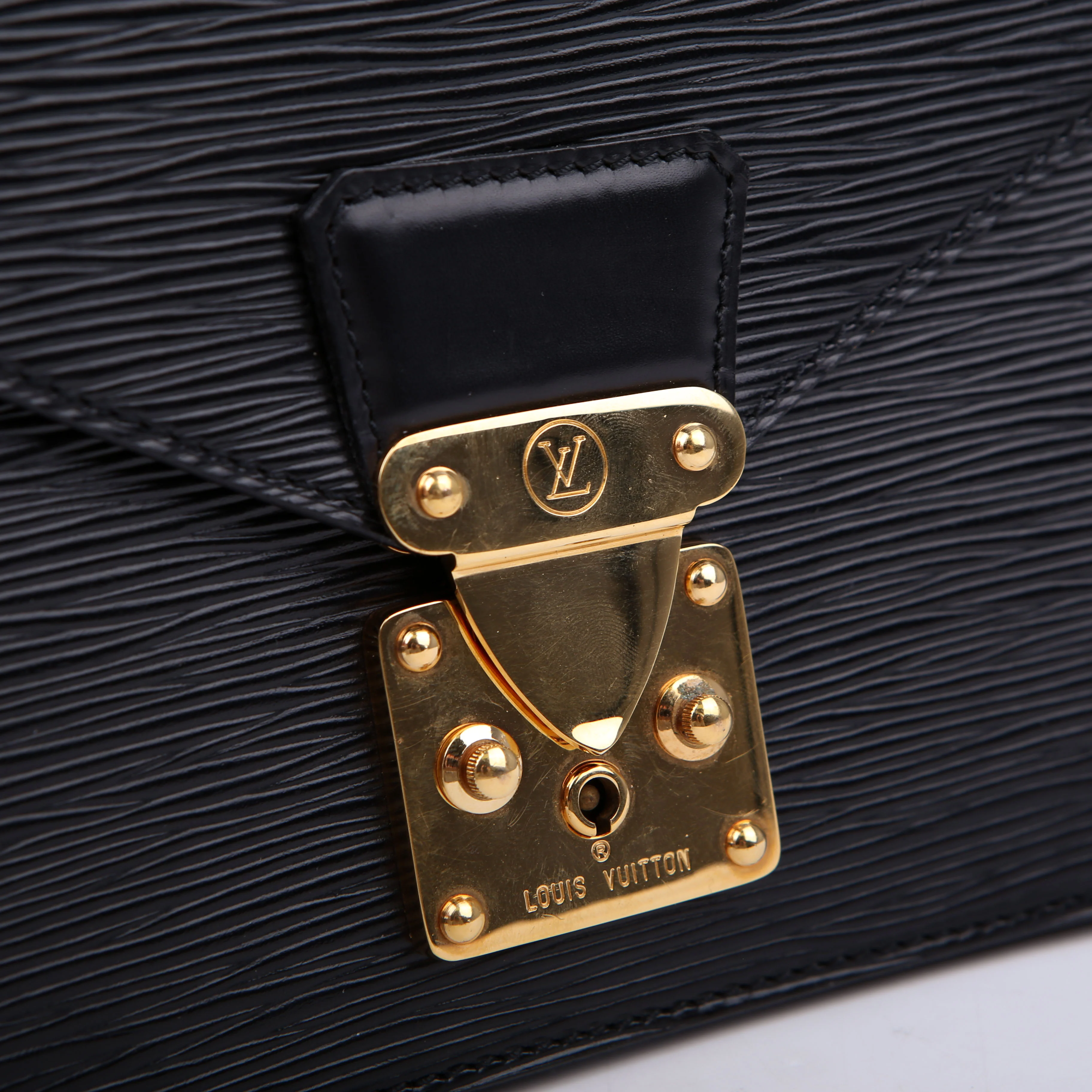 Pochette Sellier Dragonne Clutch Epi Black - Image 9
