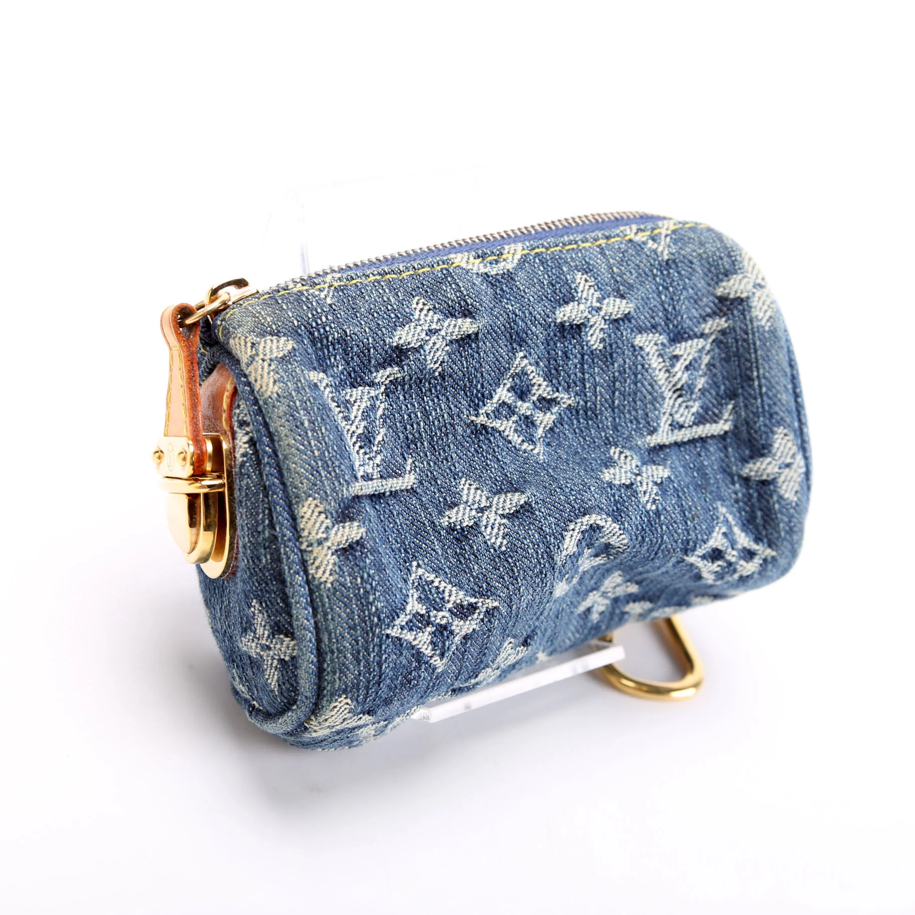 Pochette Speedy PM Key Holder Denim Monogram - Image 2