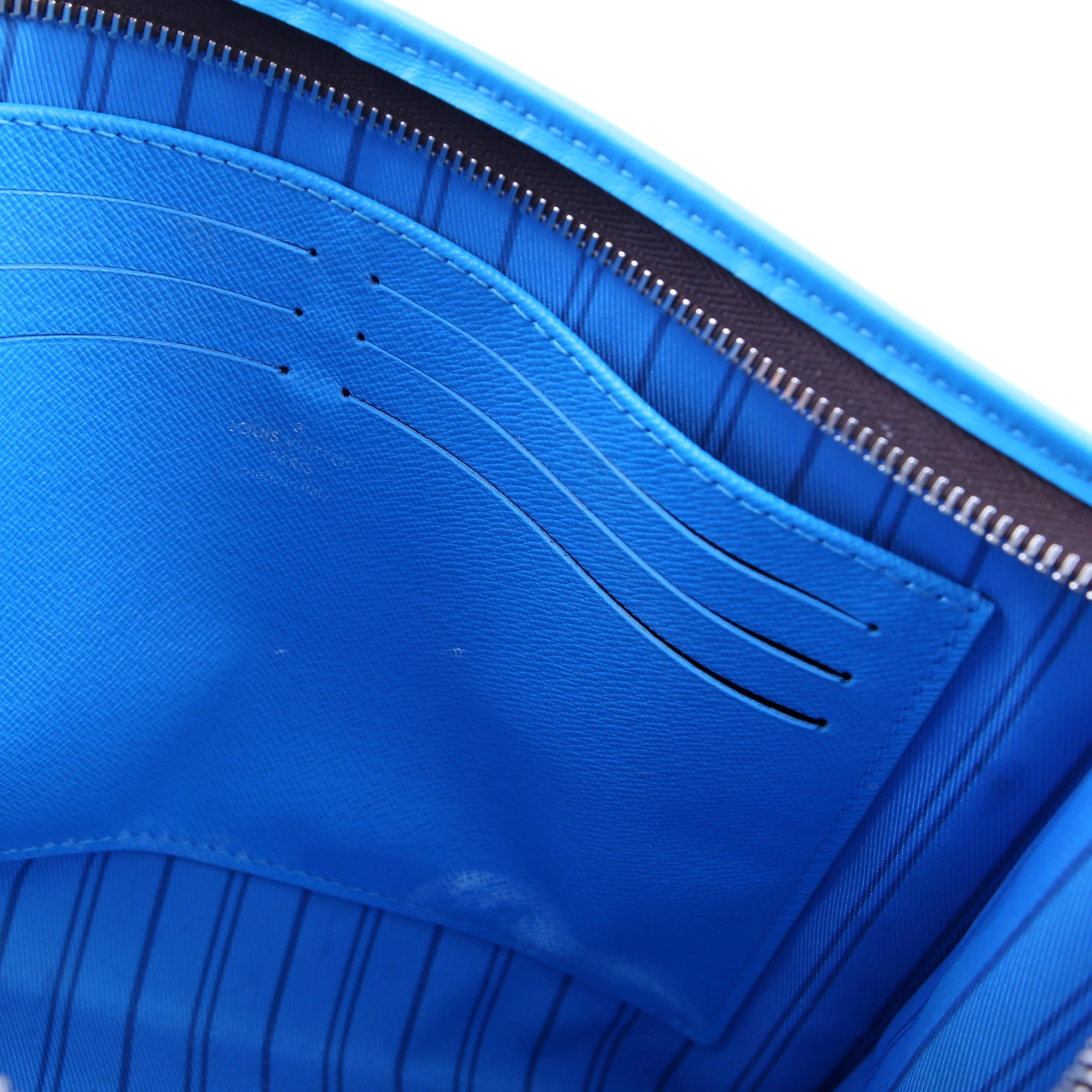 Pochette Voyage MM Macassar Monogram Blue - Image 12