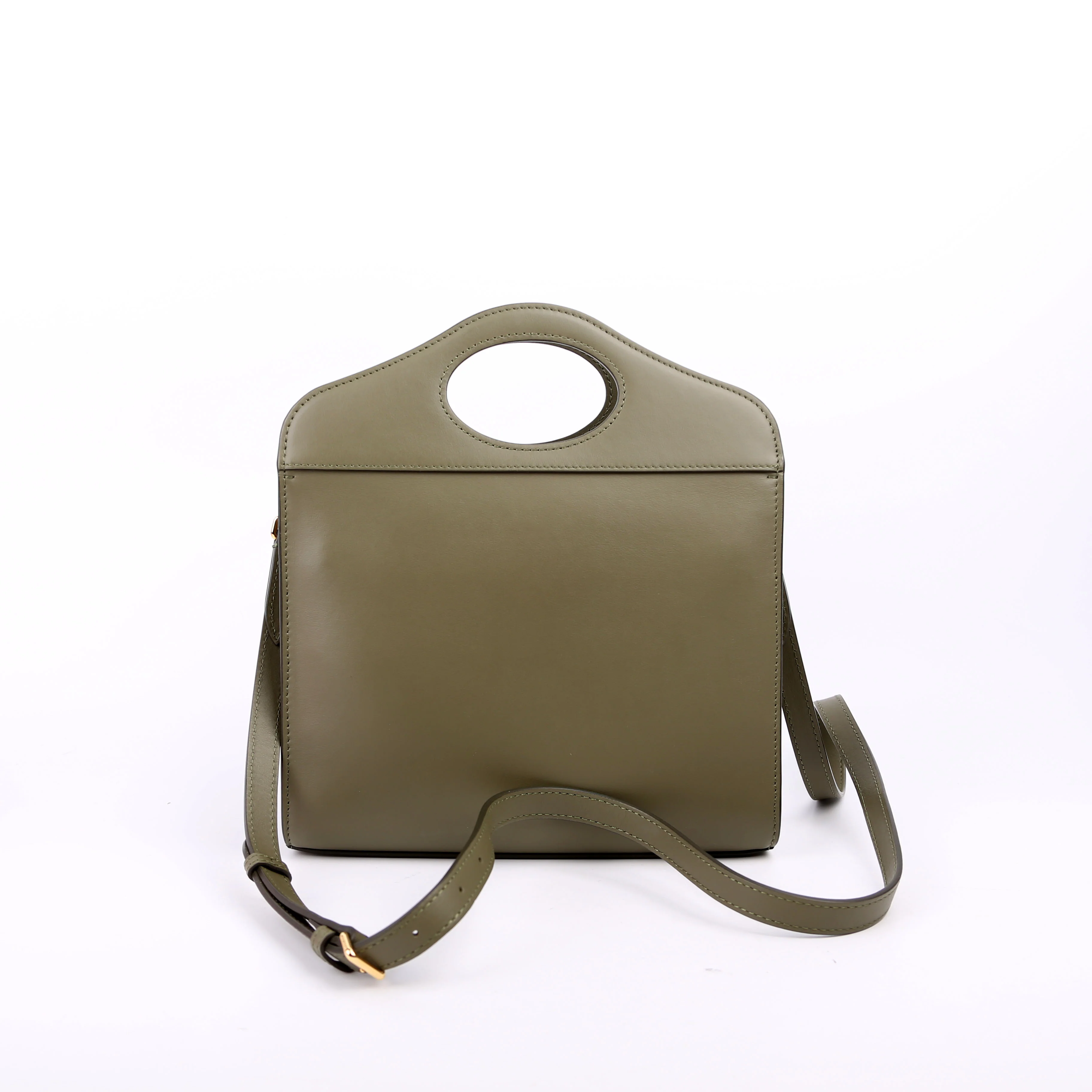 Pocket Bag Mini Leather Green - Image 2