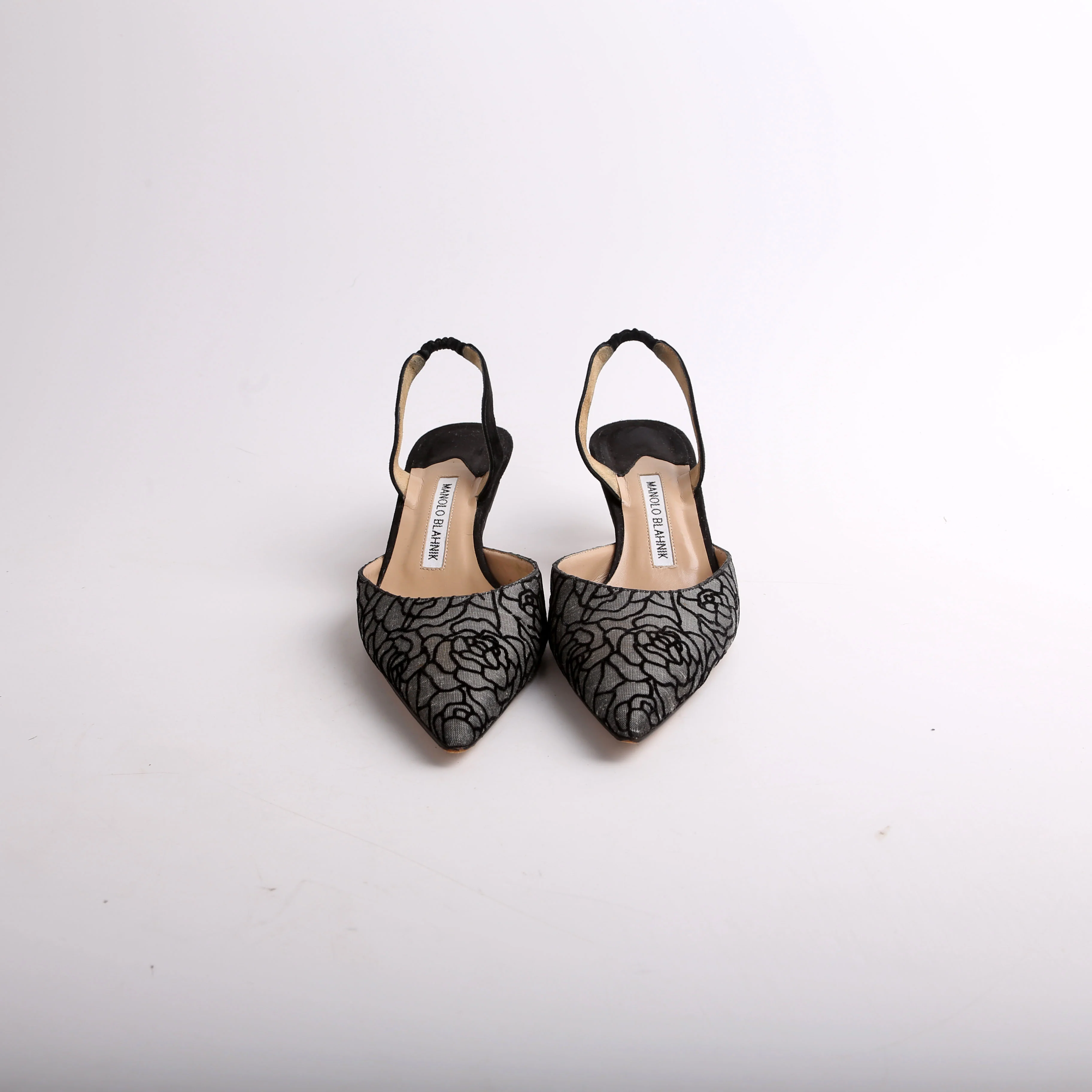 Pointed Toe Kitten Heels Size 37.5 - Image 2
