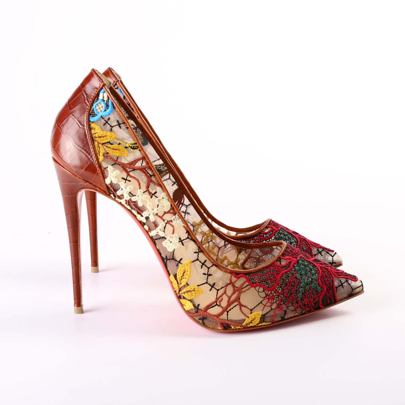 Pointed Toe Mesh 120MM Pumps Size 39 - Image 4