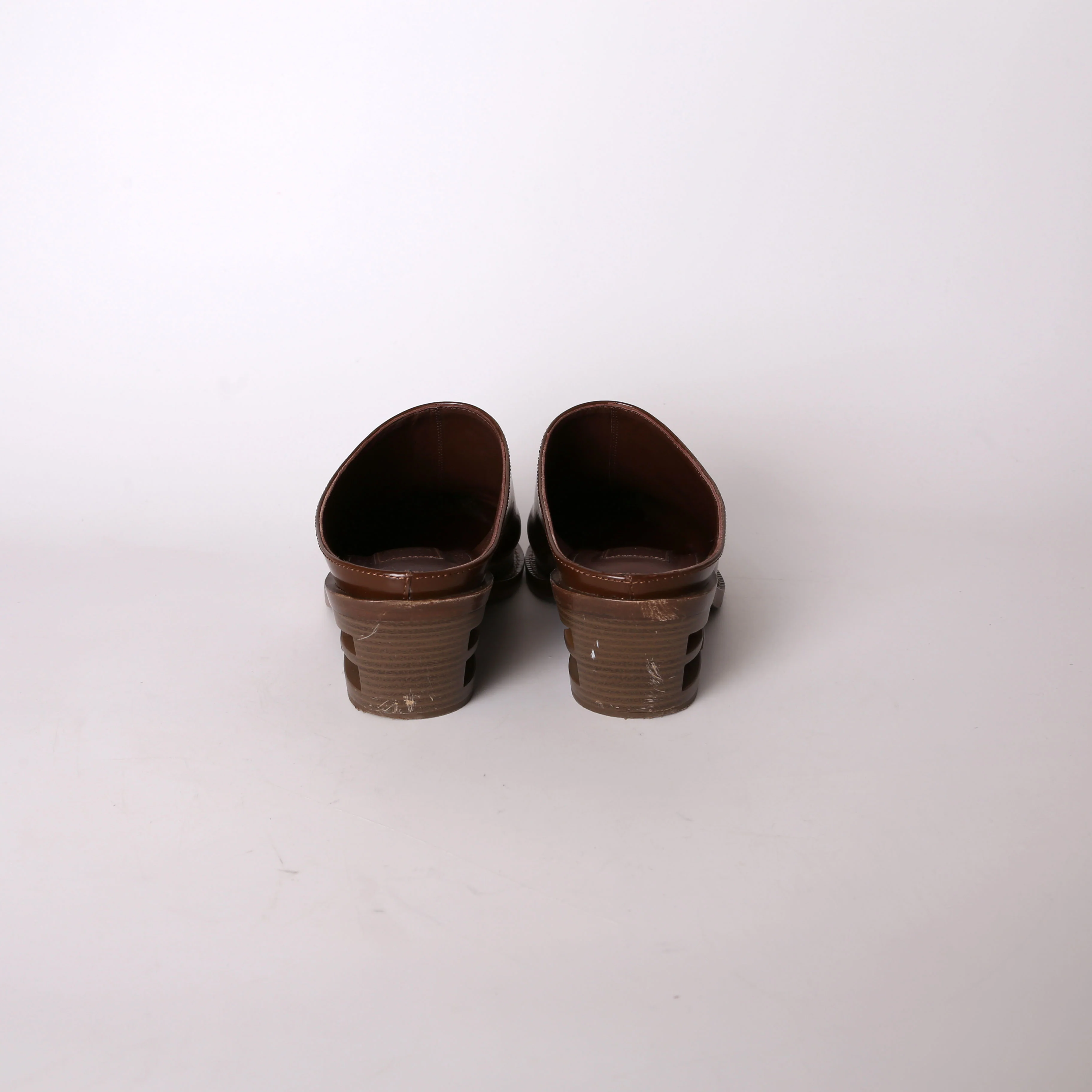 Pointed Toe Mule Heels Size 37.5 - Image 4