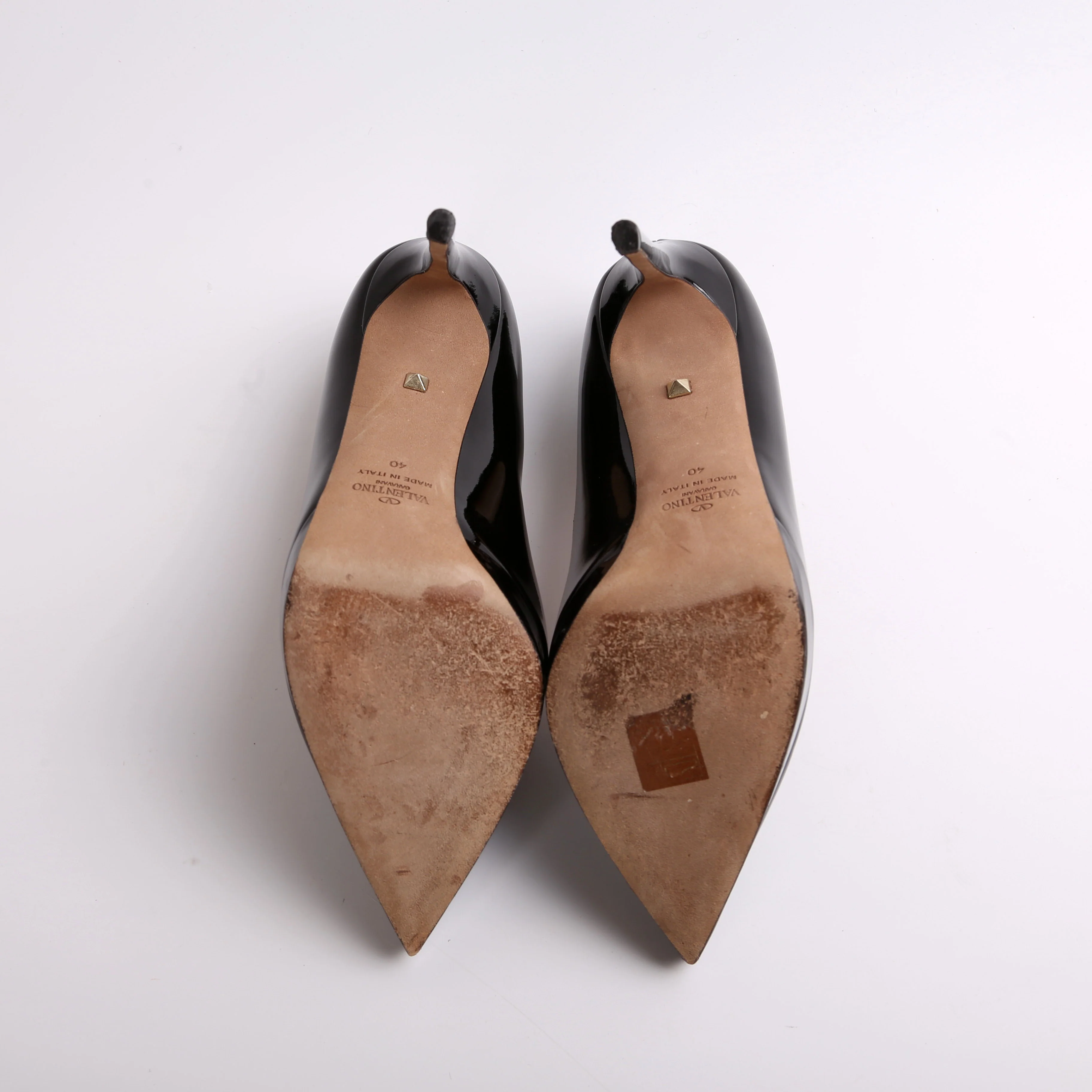 Pointed Toe Platform Patent Pumps Size 40 - Image 7