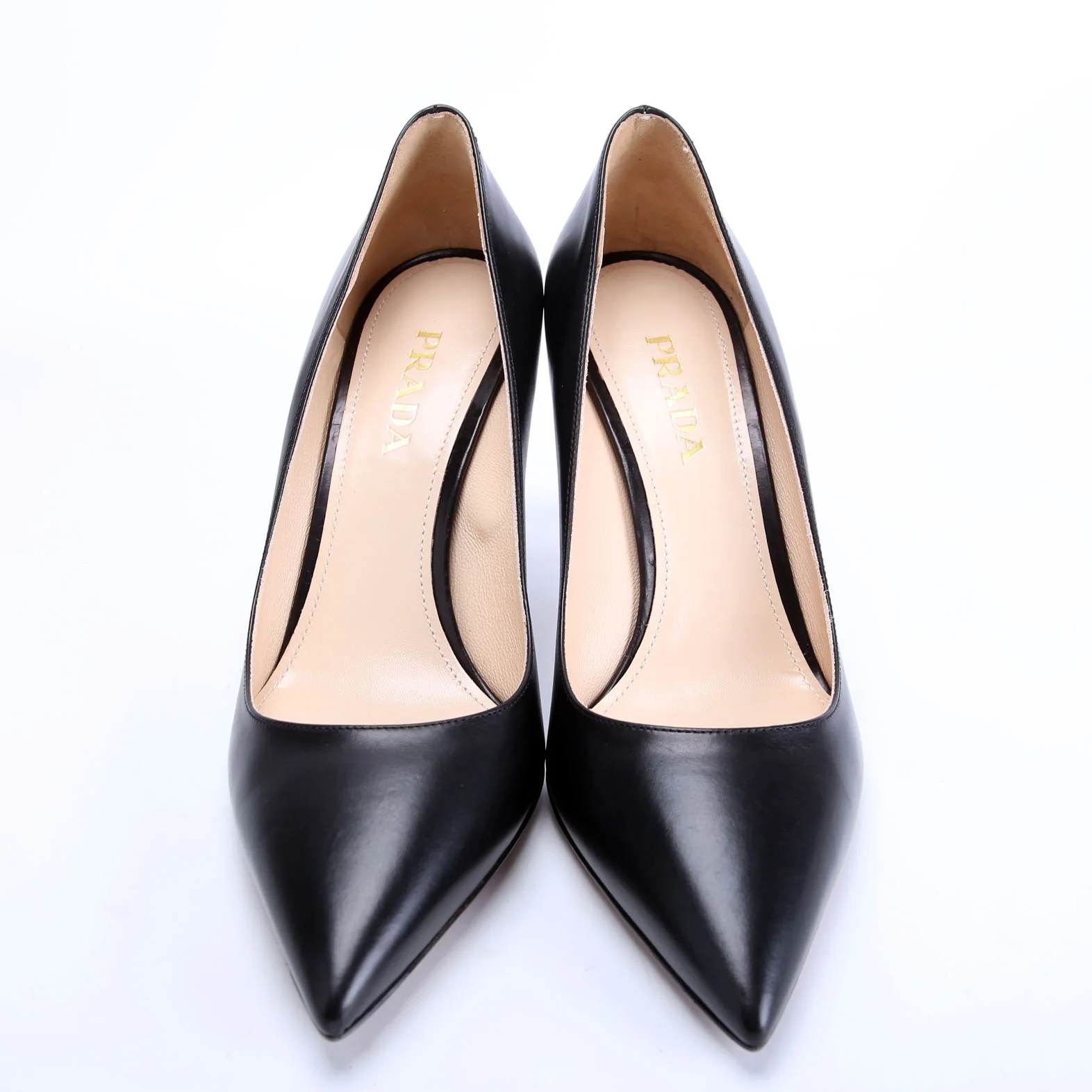 Pointed Toe Pumps Size 37.5 Black - Image 2