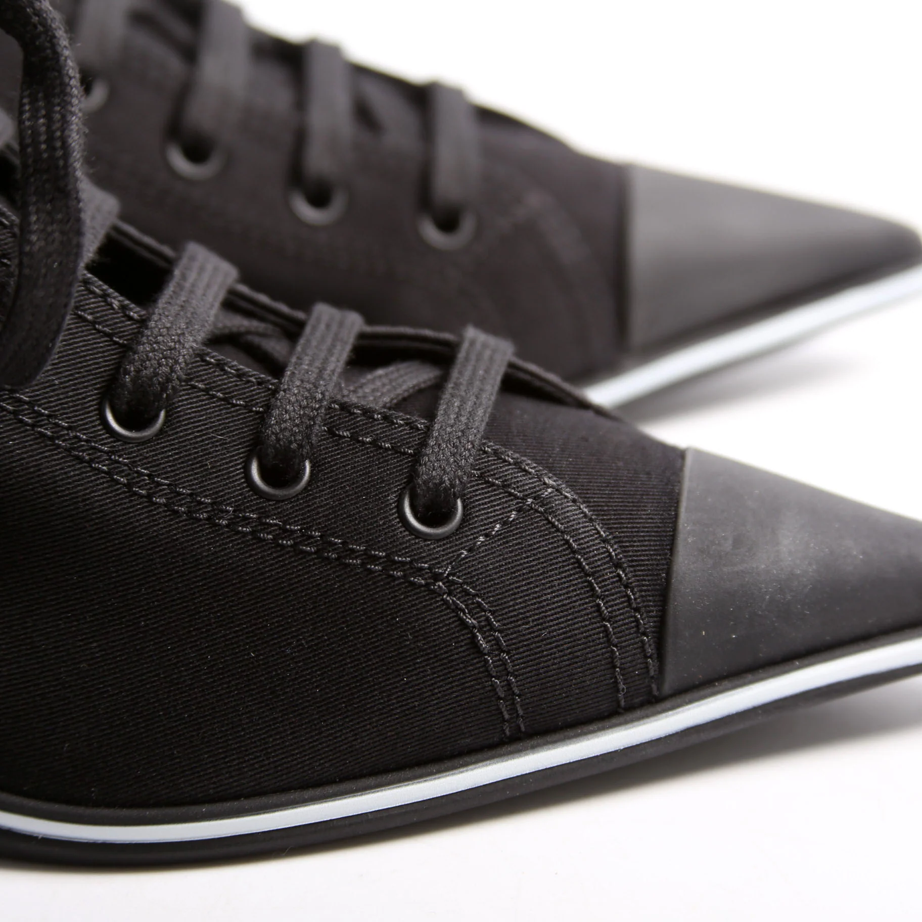 Pointed Toe Sneaker Kitten Heel Size 37.5 - Image 12