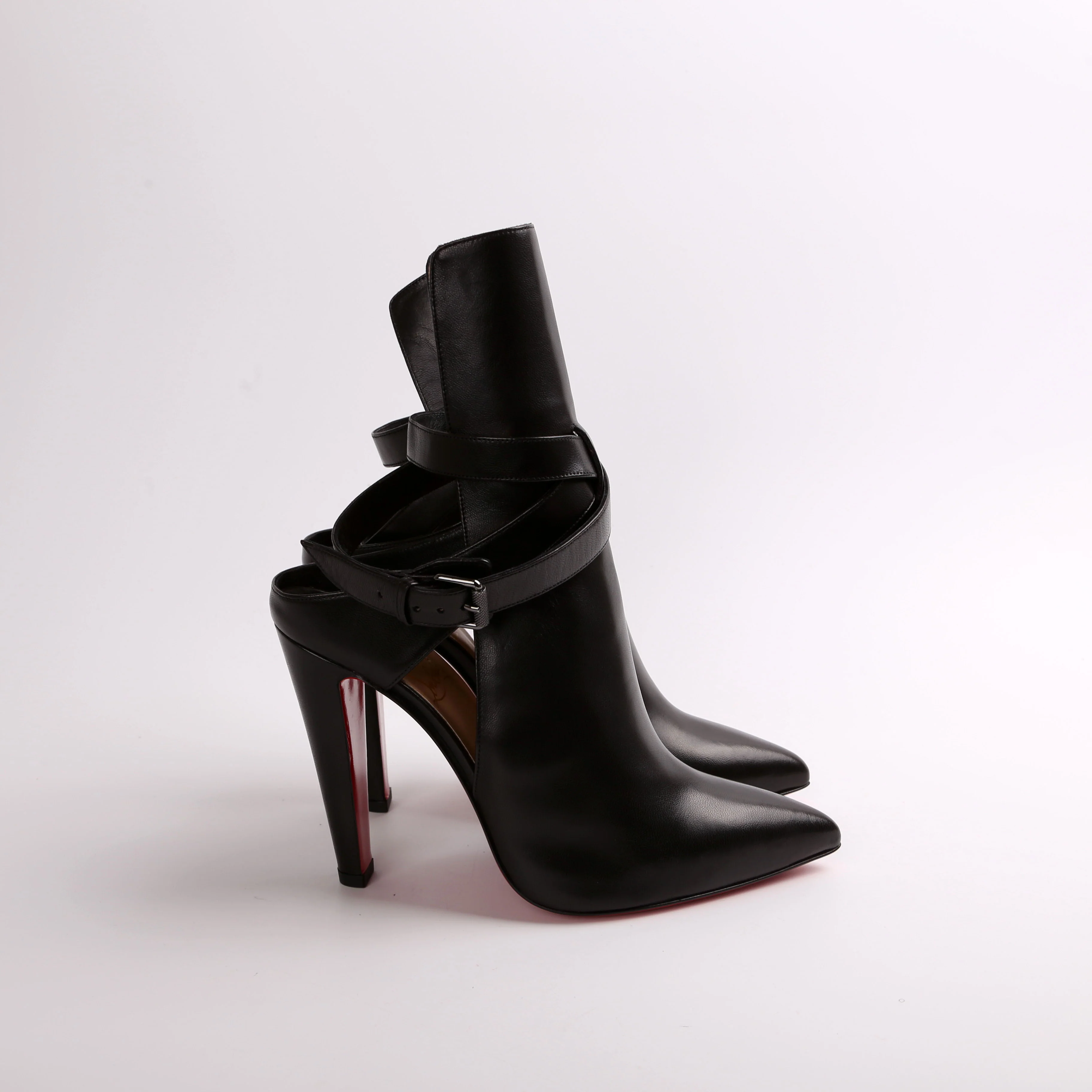 PointPik 100MM Cut Out Ankle Boots Size 39 - Image 5