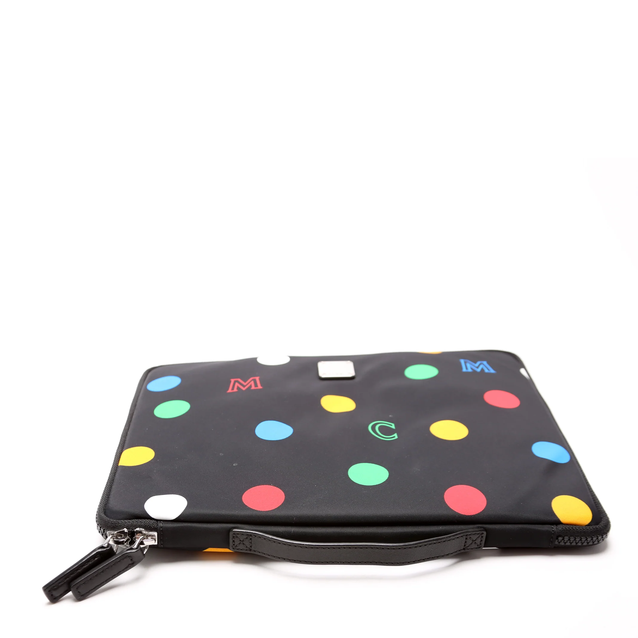 Polka Dot Nylon Medium iPad Case Black/Multicolor - Image 4
