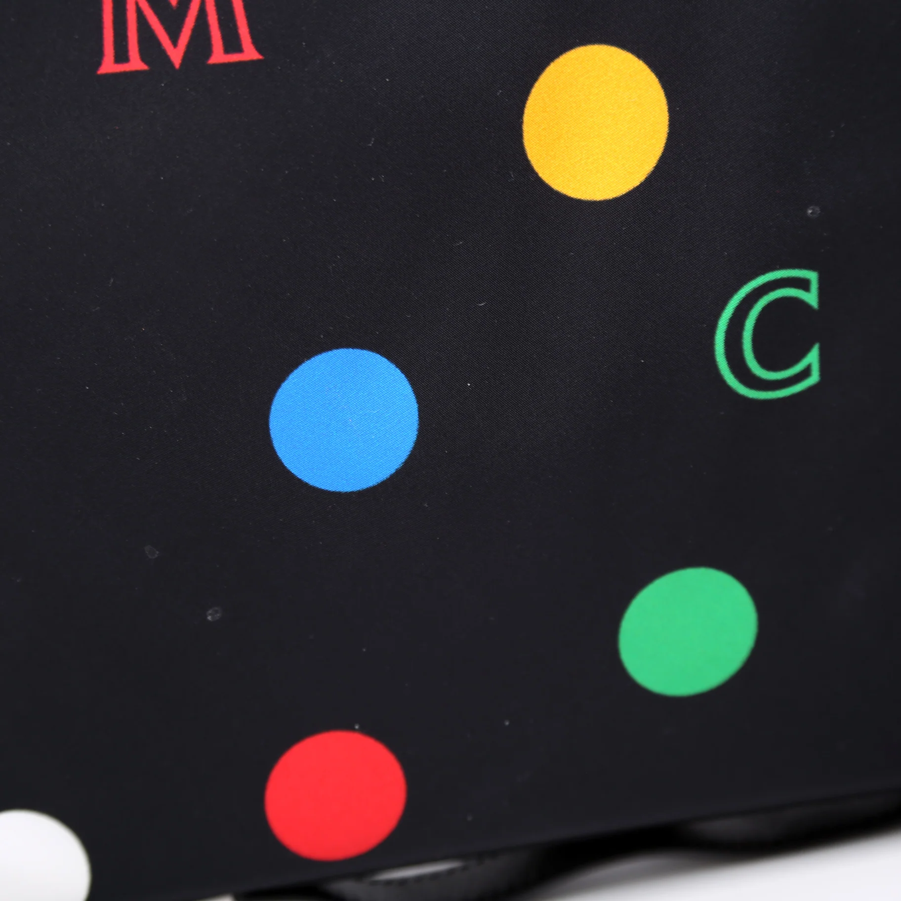 Polka Dot Nylon Medium iPad Case Black/Multicolor - Image 5