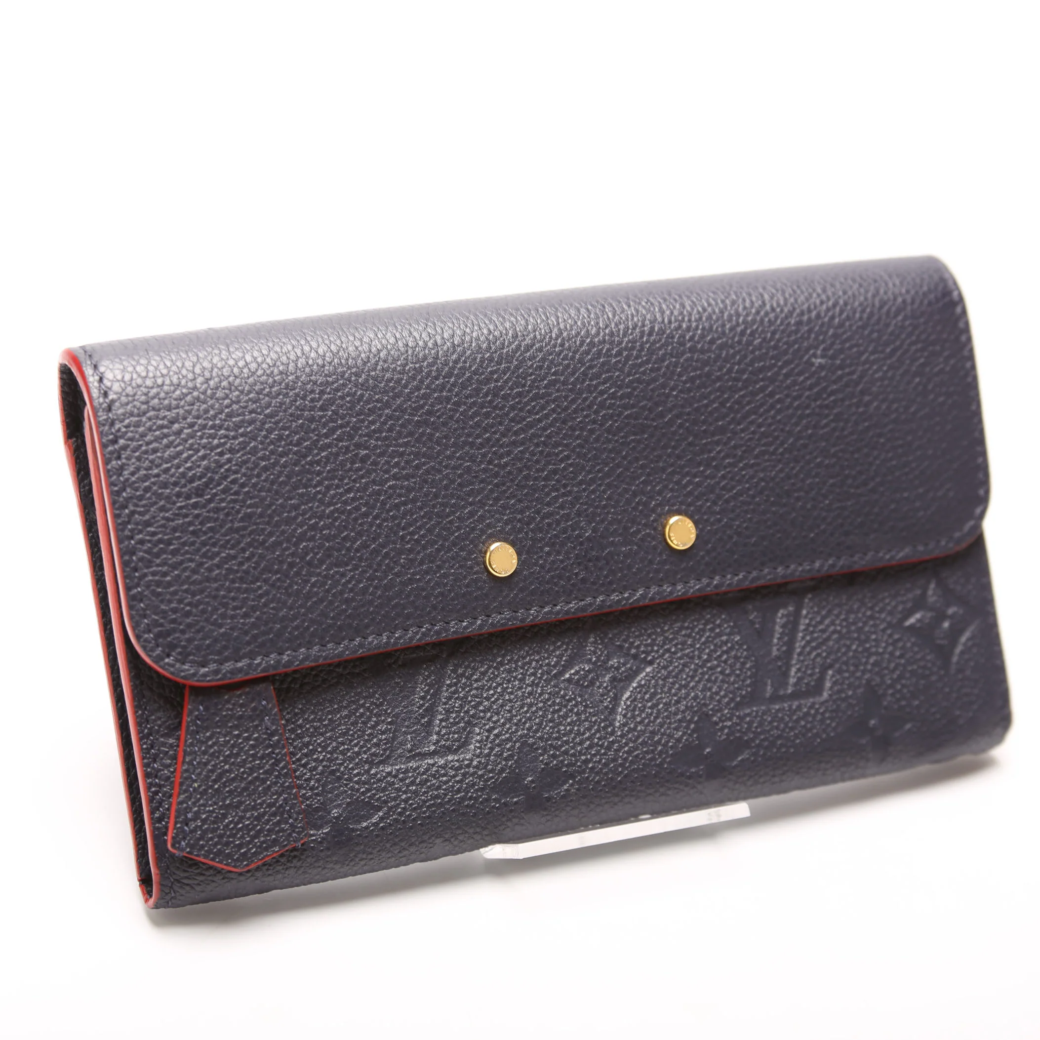 Pont-Neuf Long Wallet Empreinte Navy - Image 2