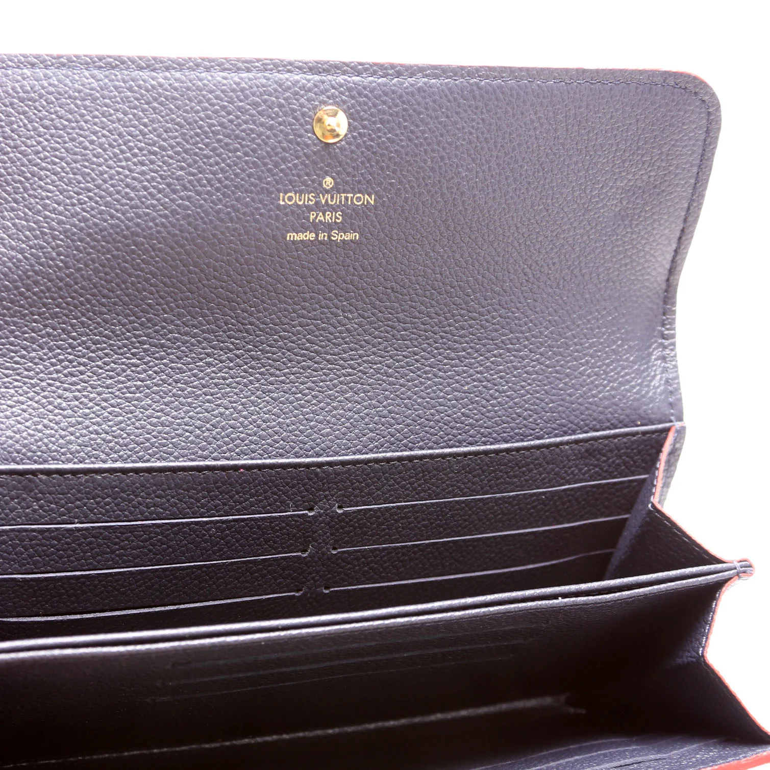 Pont-Neuf Long Wallet Empreinte Navy - Image 7