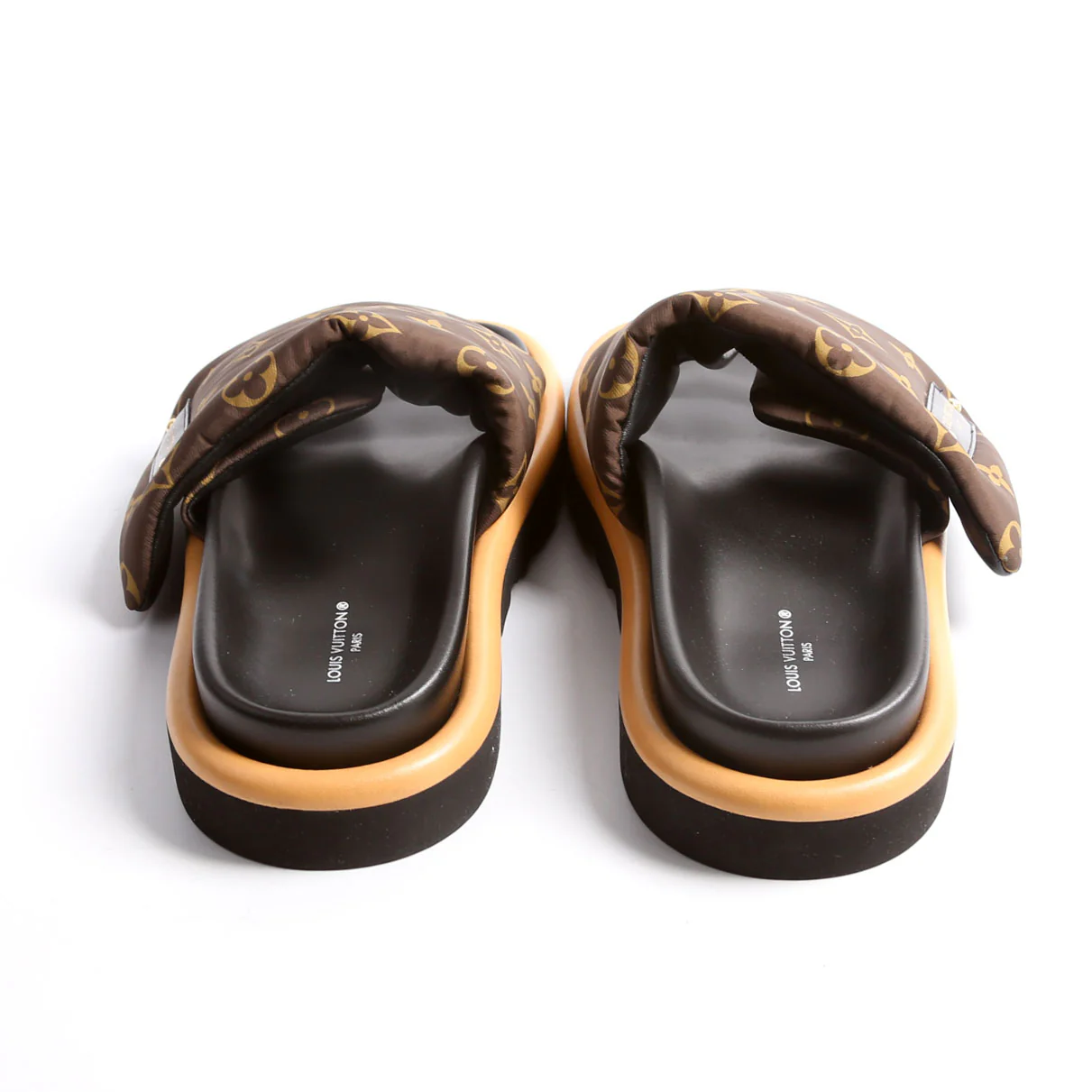 Pool Pillow Comfort Slides Size 37 Brown - Image 4