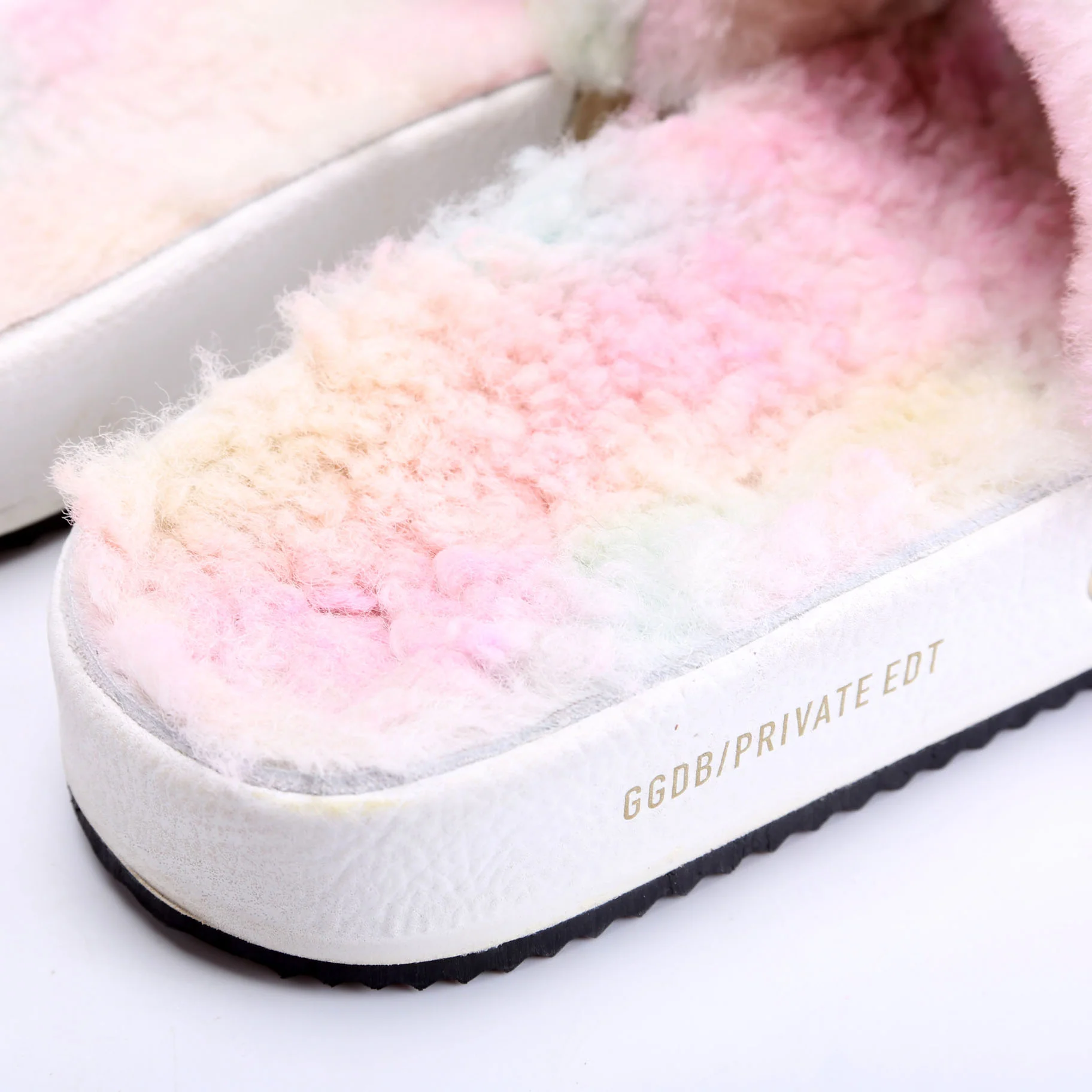 Poolstar Shearling Slides Size 37 Multi - Image 5