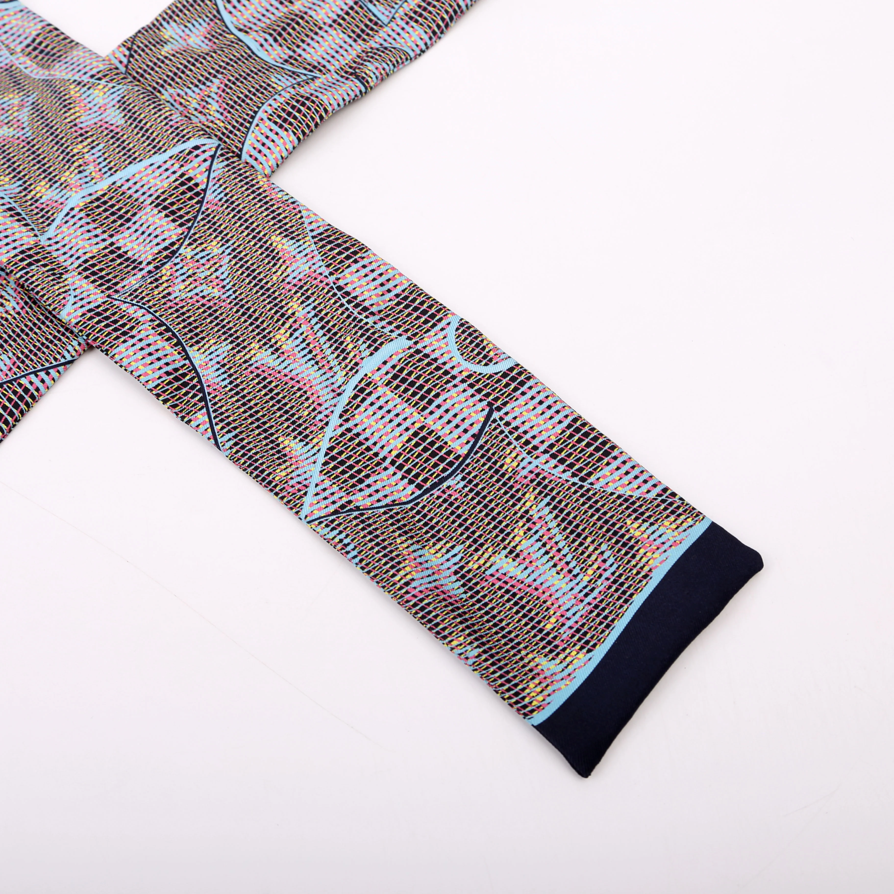 Pop Print Bandeau Scarf Navy/Multicolor - Image 2