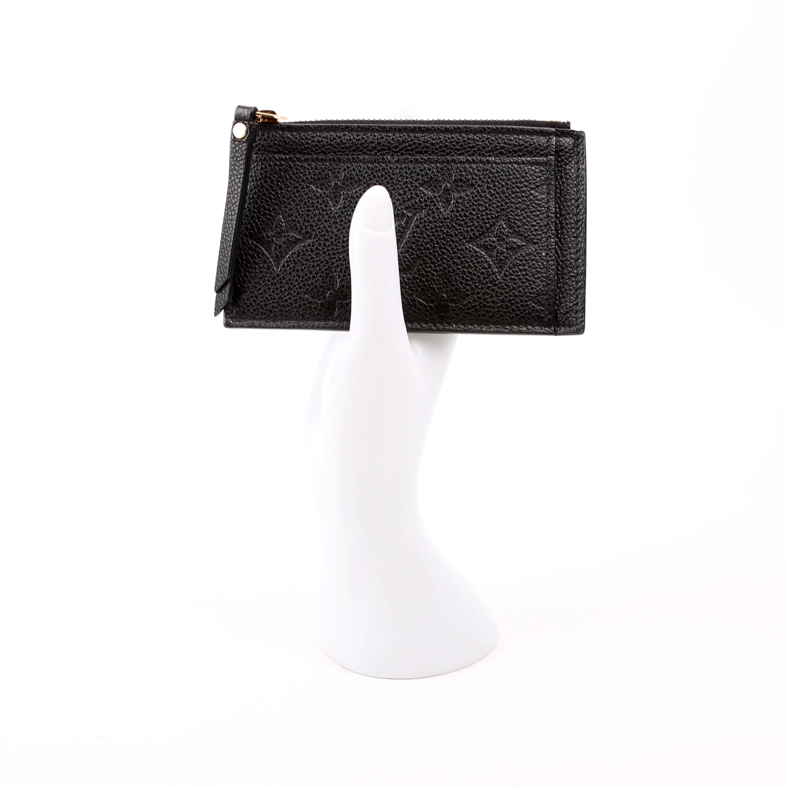 Porte Cartes Zip Empreinte Black - Image 11
