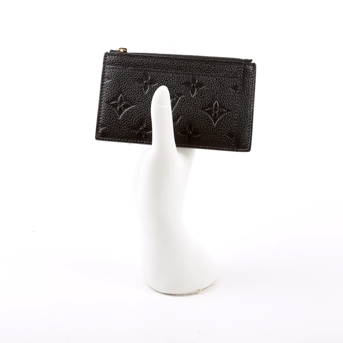 Porte Cartes Zip Empreinte Black - Image 11