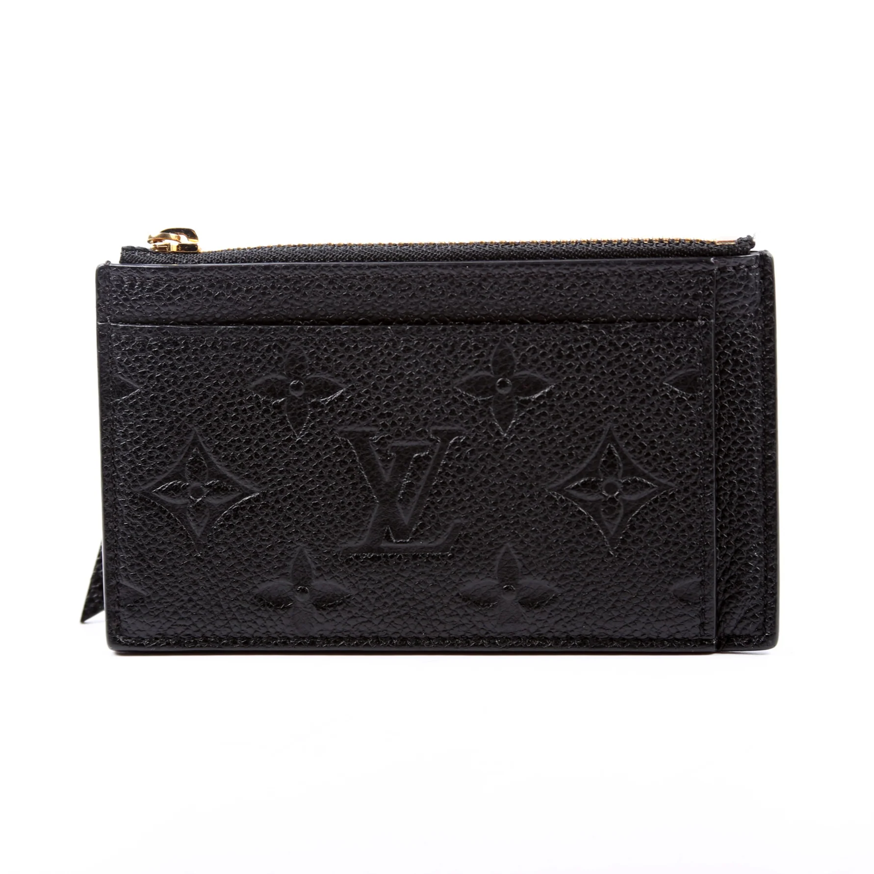 Porte Cartes Zip Empreinte Black - Image 2
