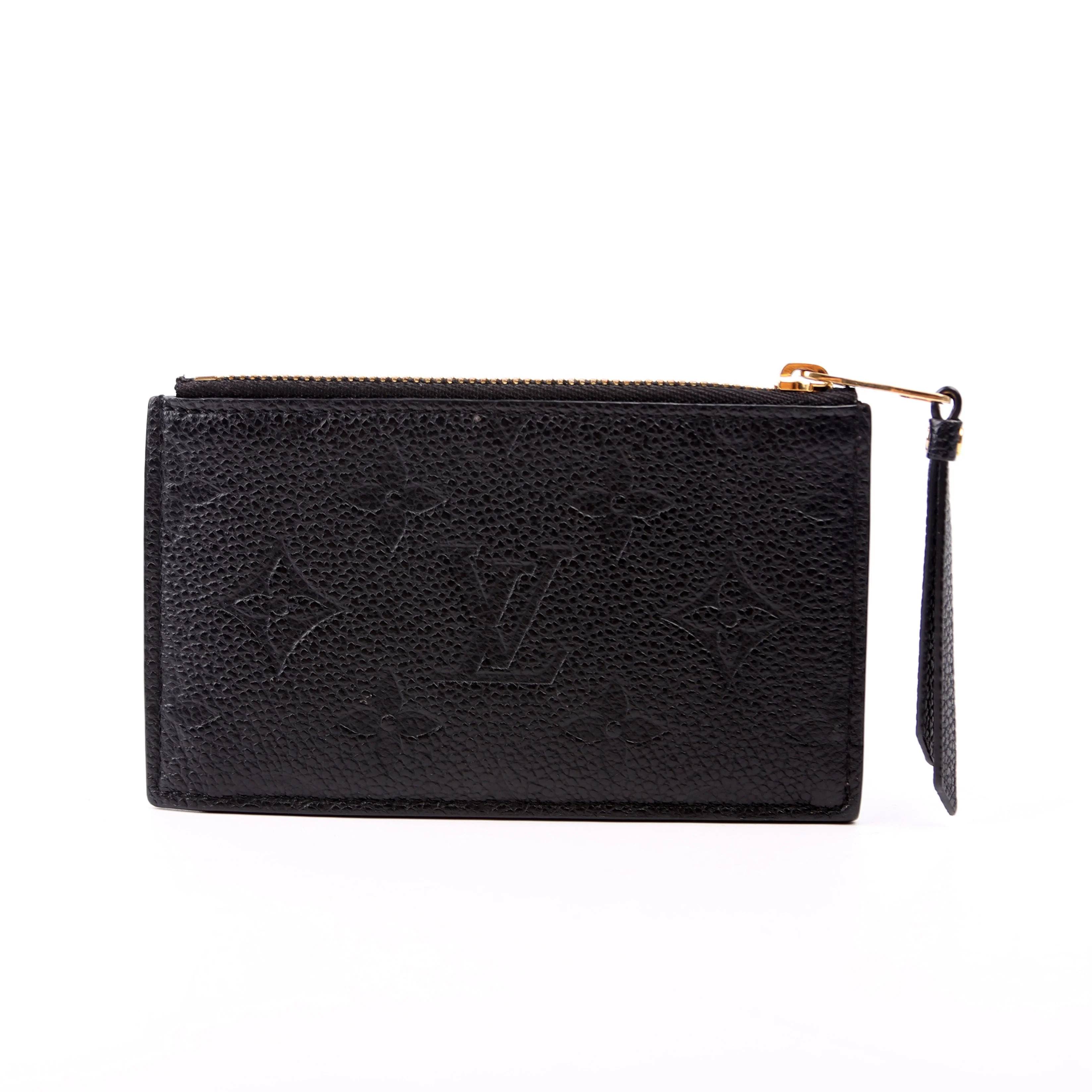 Porte Cartes Zip Empreinte Black - Image 2