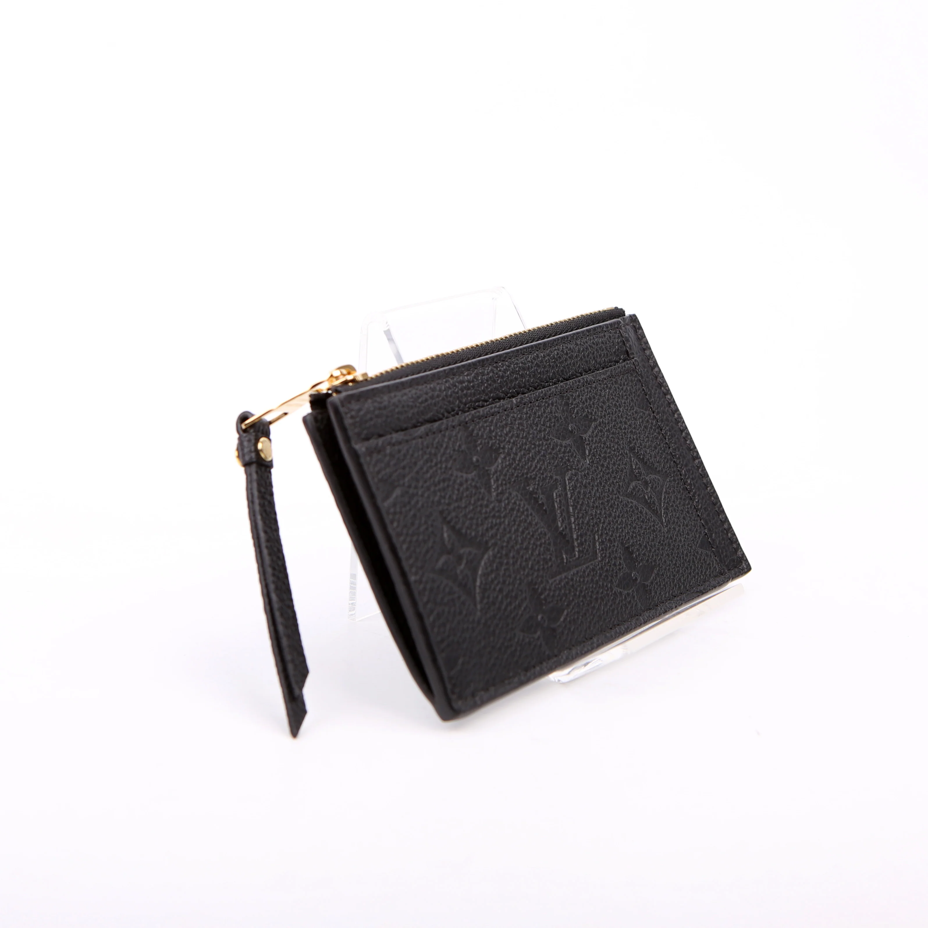 Porte Cartes Zip Empreinte Black - Image 2