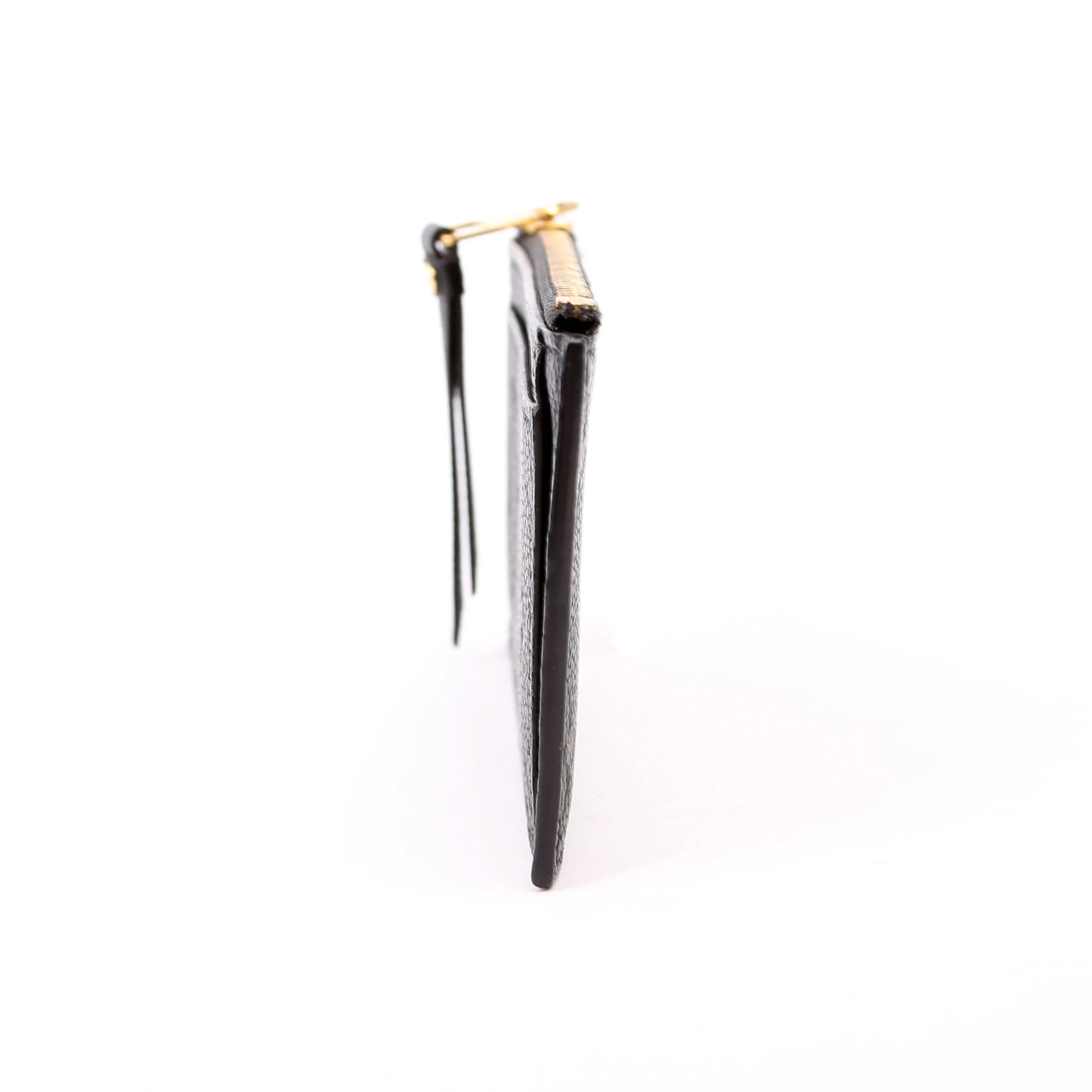 Porte Cartes Zip Empreinte Black - Image 4