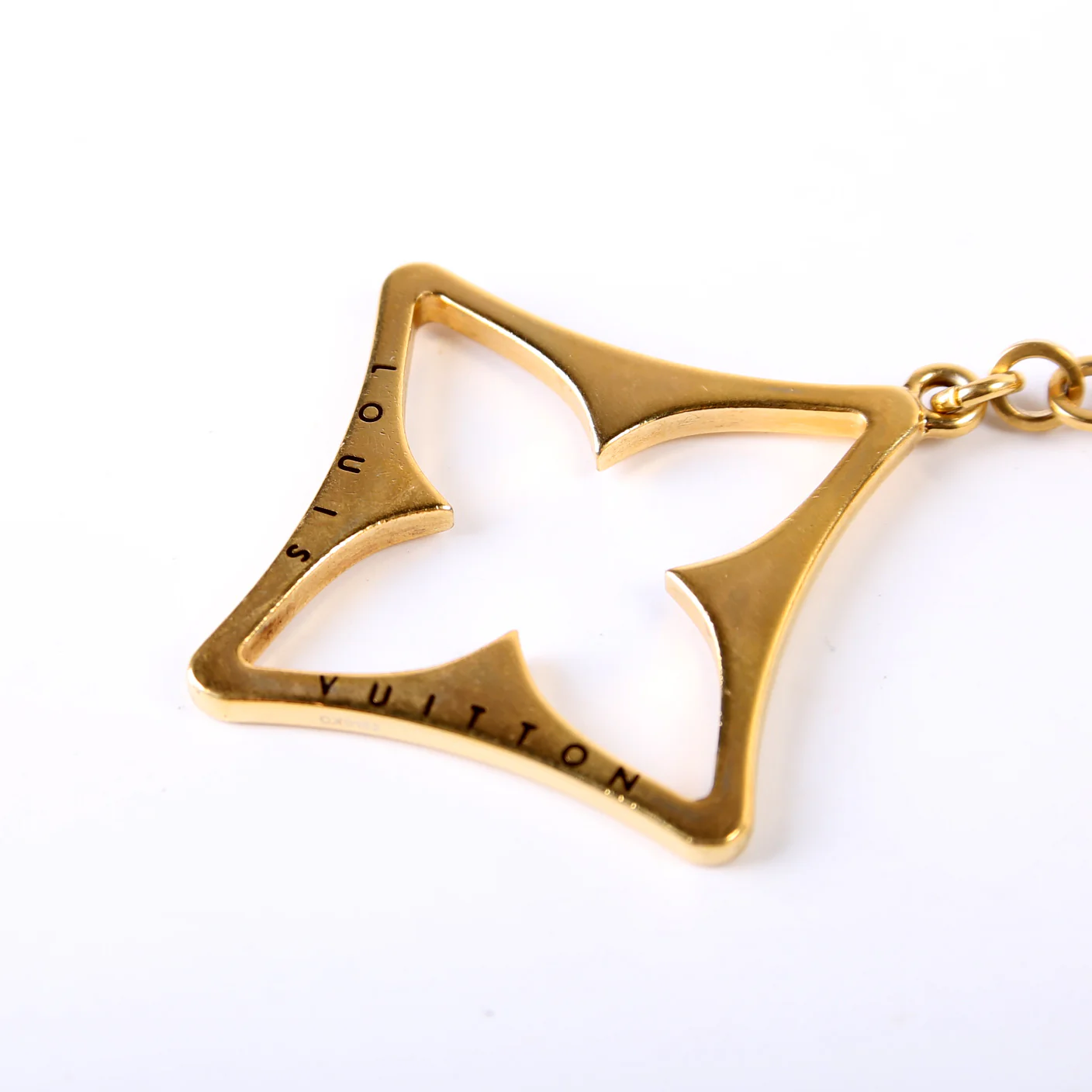 Porte Cles Puzzle Bag Charm Gold/Black - Image 3