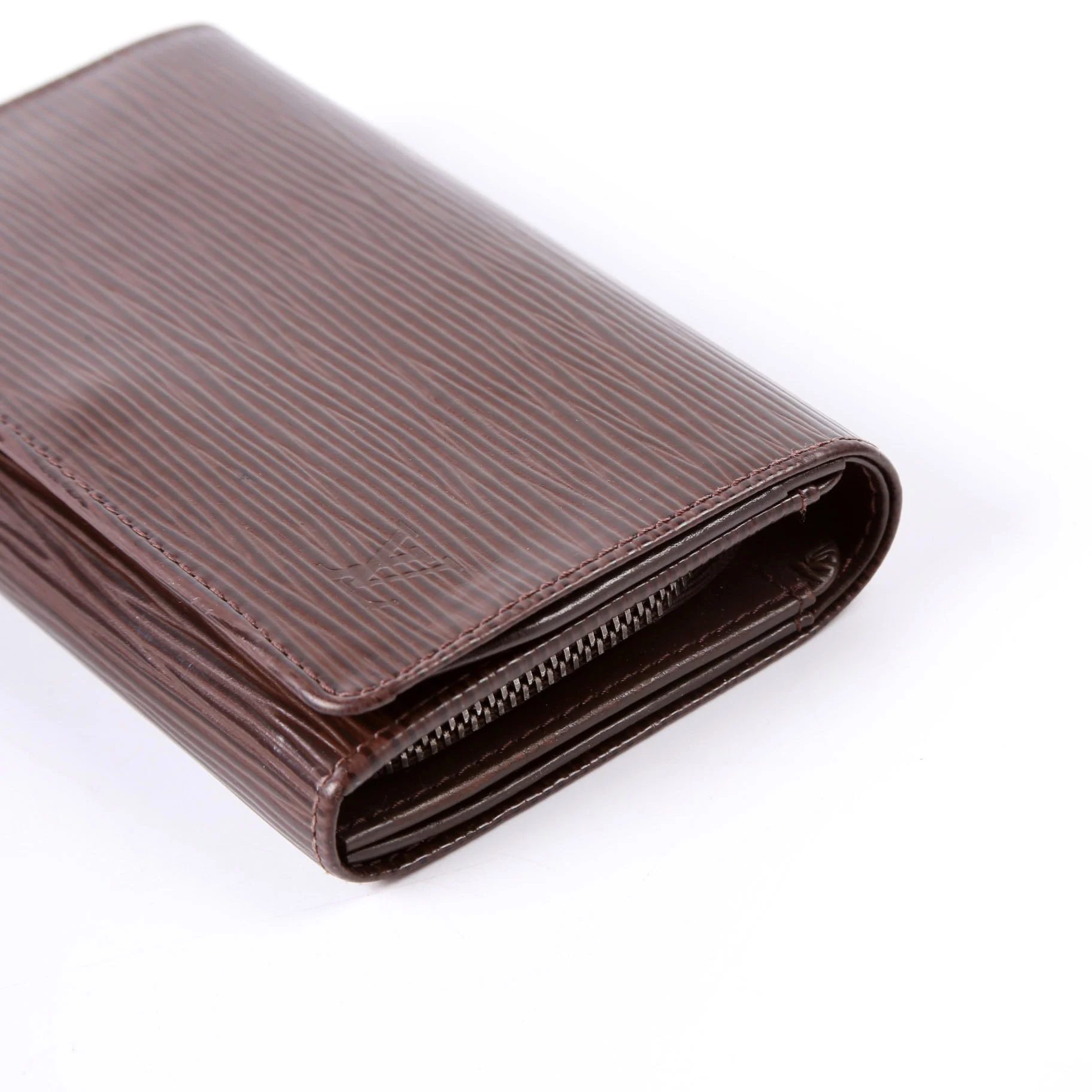 Porte Monnaie Billets Tresor Wallet Epi Brown - Image 5