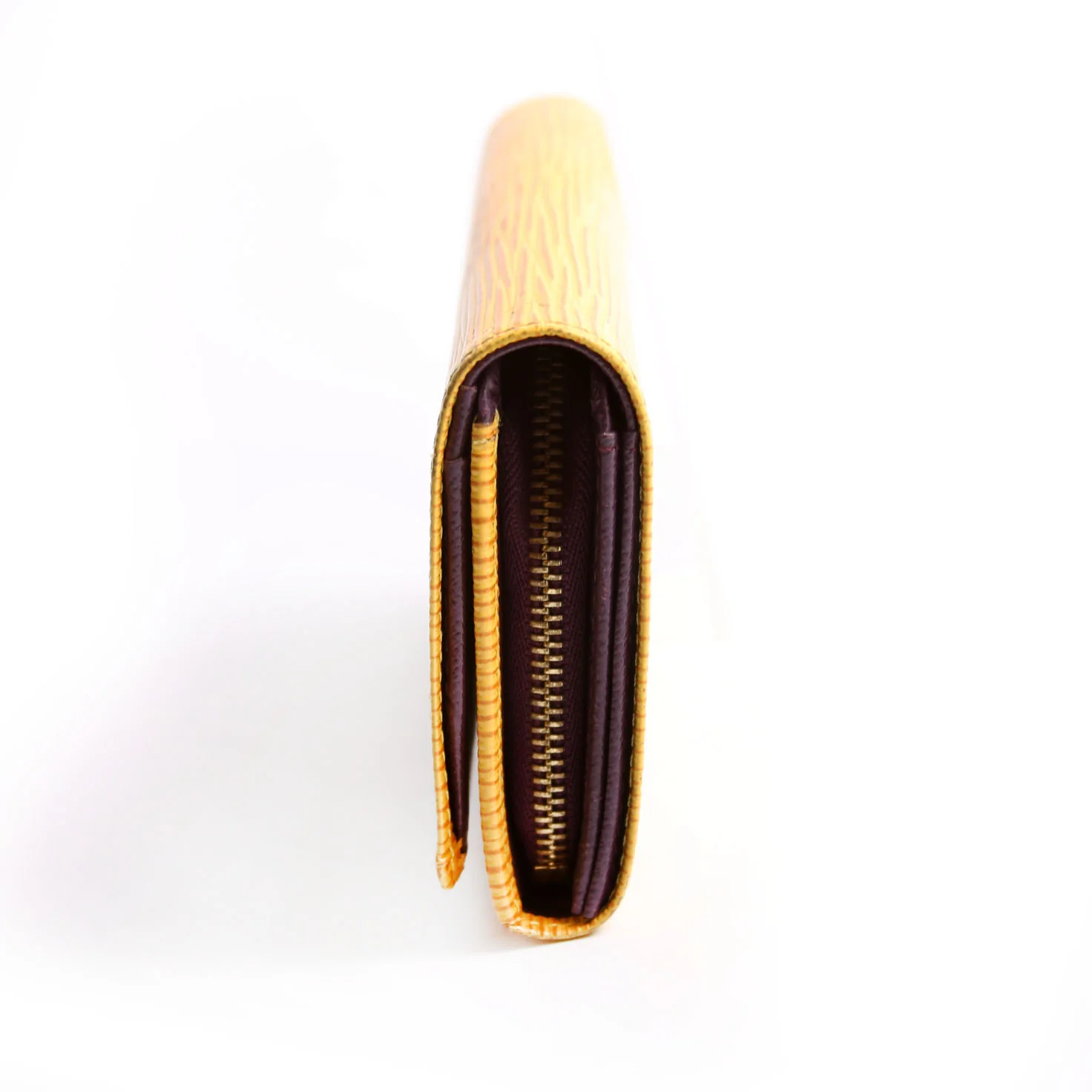 Porte Monnaie Billets Tresor Wallet Epi Yellow - Image 5