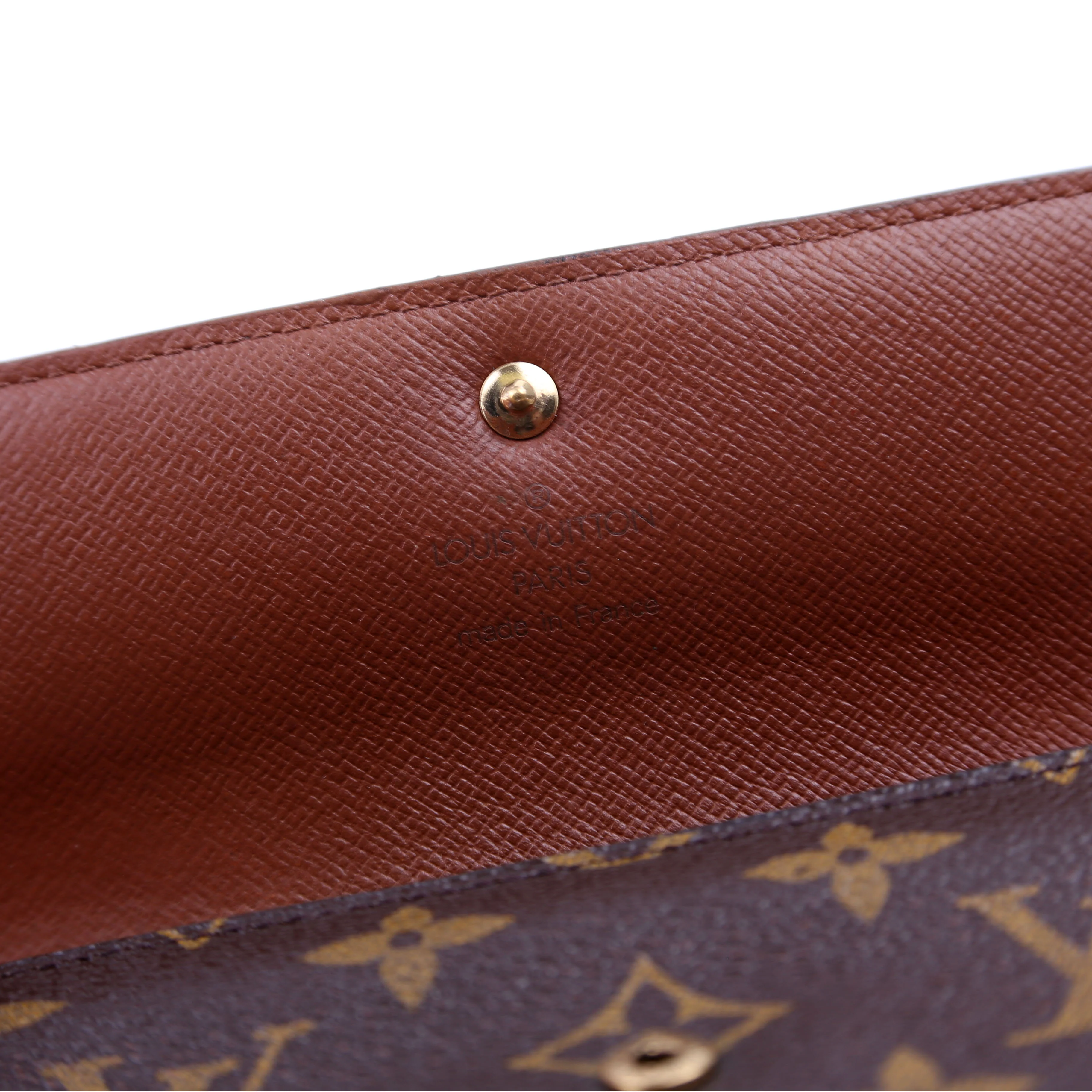 Porte Tresor Etui Papiers Trifold Monogram - Image 8