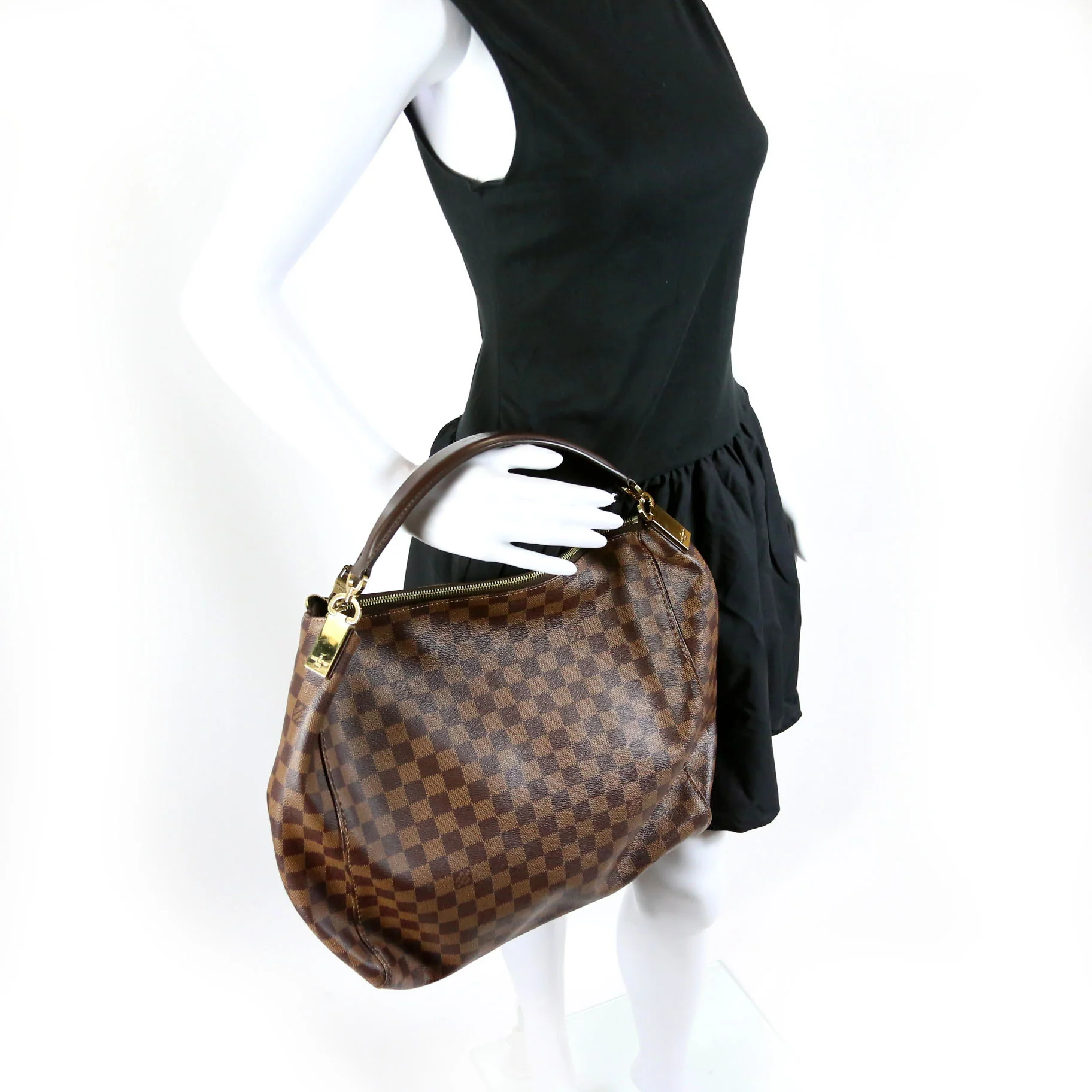 Portobello GM Damier Ebene Brown - Image 9