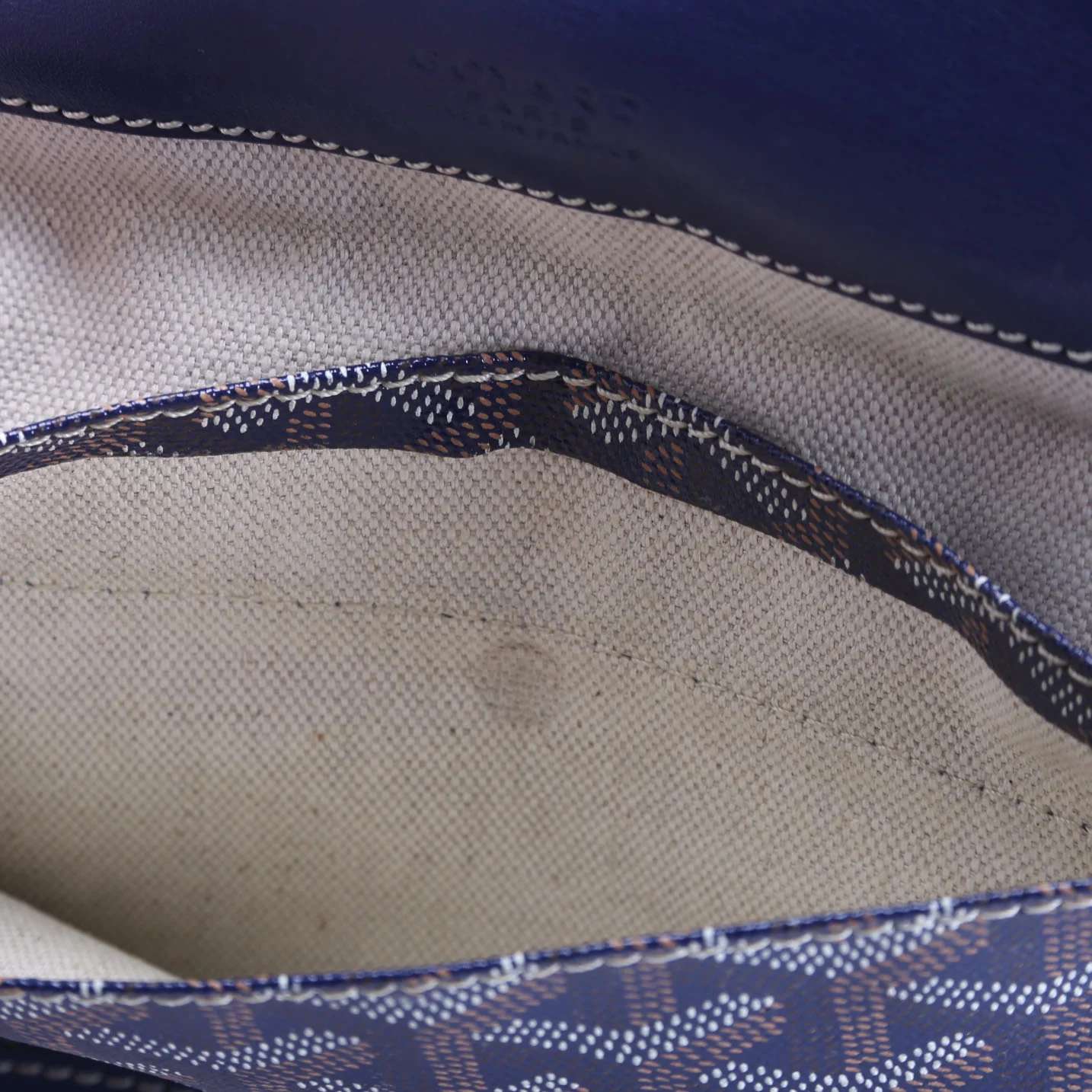 Pouch Only Goyardine Canvas Blue - Image 6