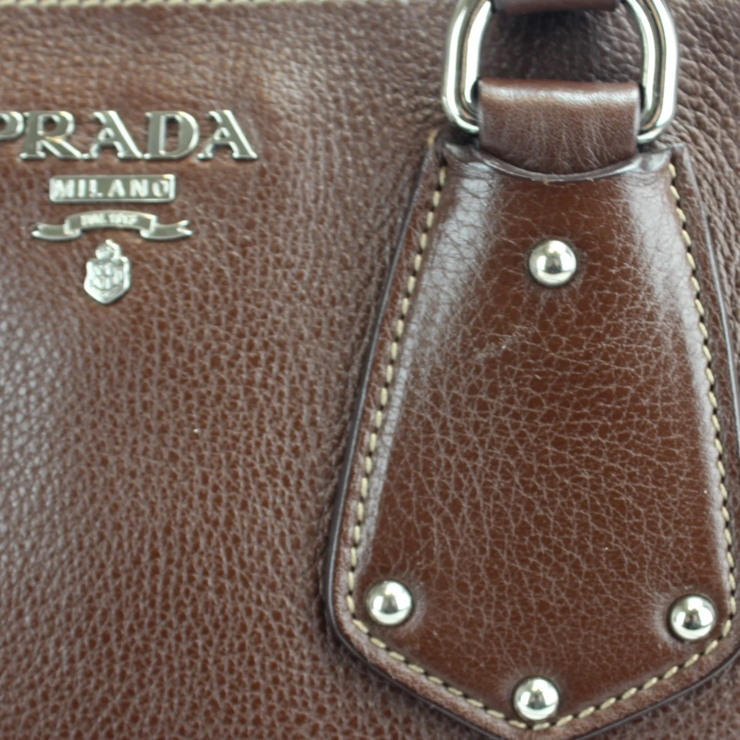 Prada Vitello Satchel (ATX) - Image 10