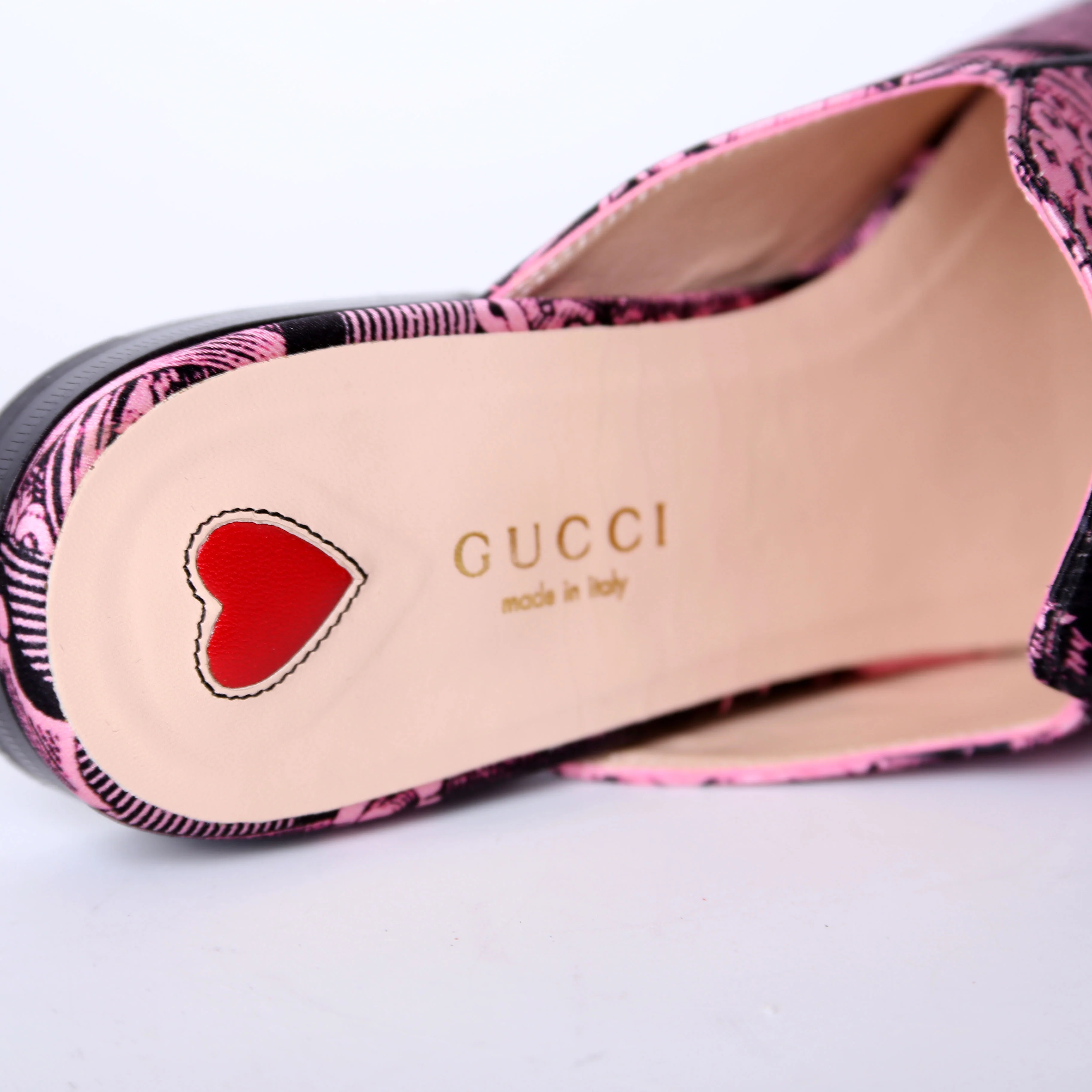 Princetown Printed Silk Mules Size 36 - Image 7