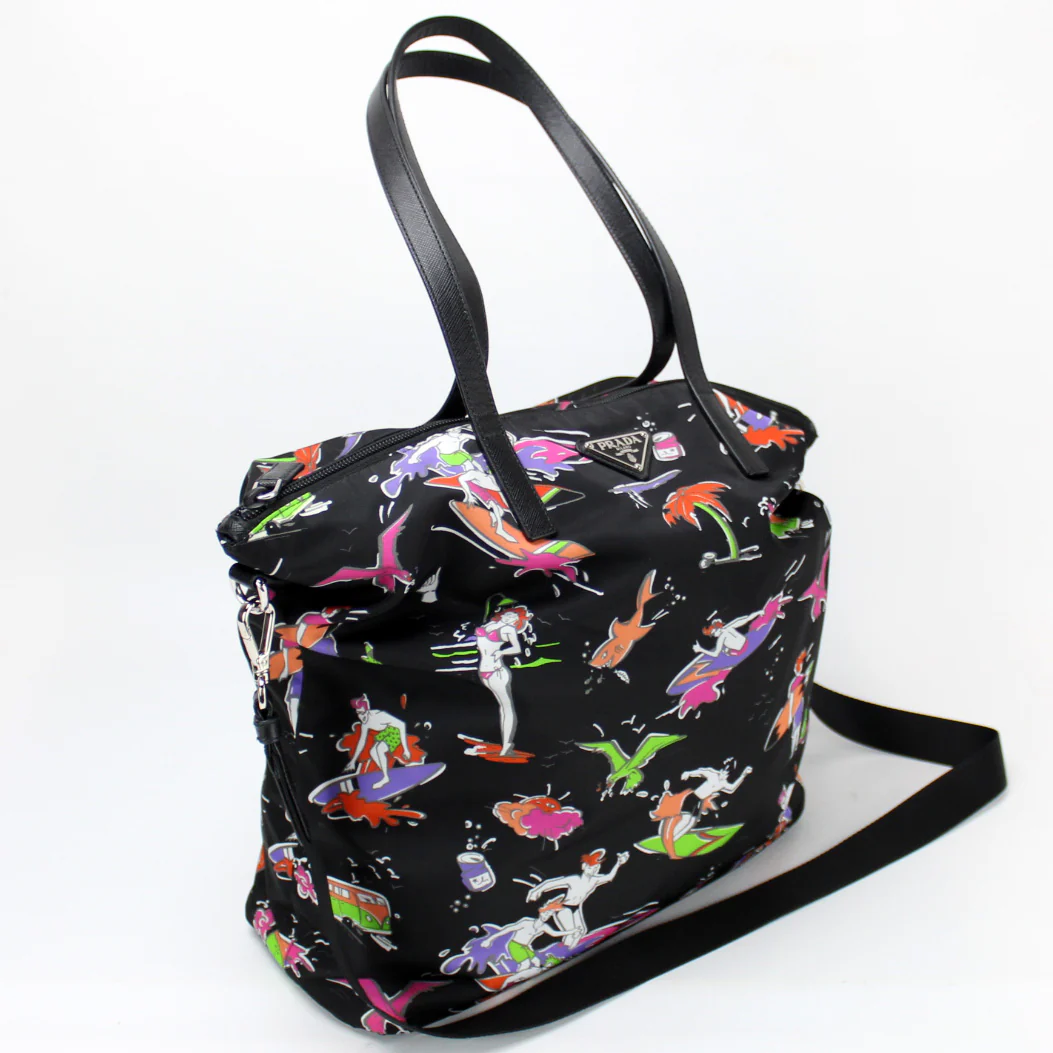 Printed Tessuto Nylon Vacation Tote - Image 6