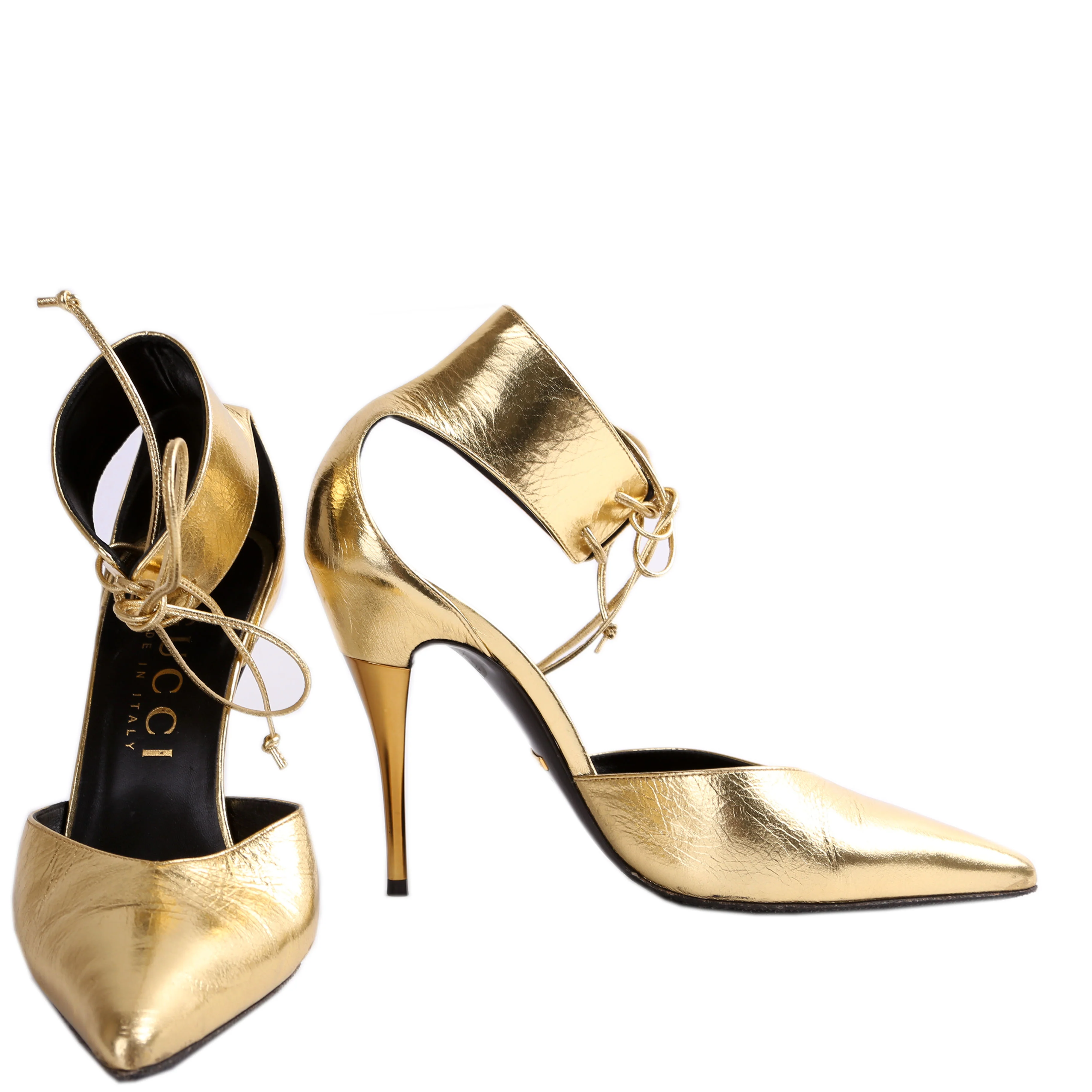 Priscilla 105MM Metallic Pumps Size 40