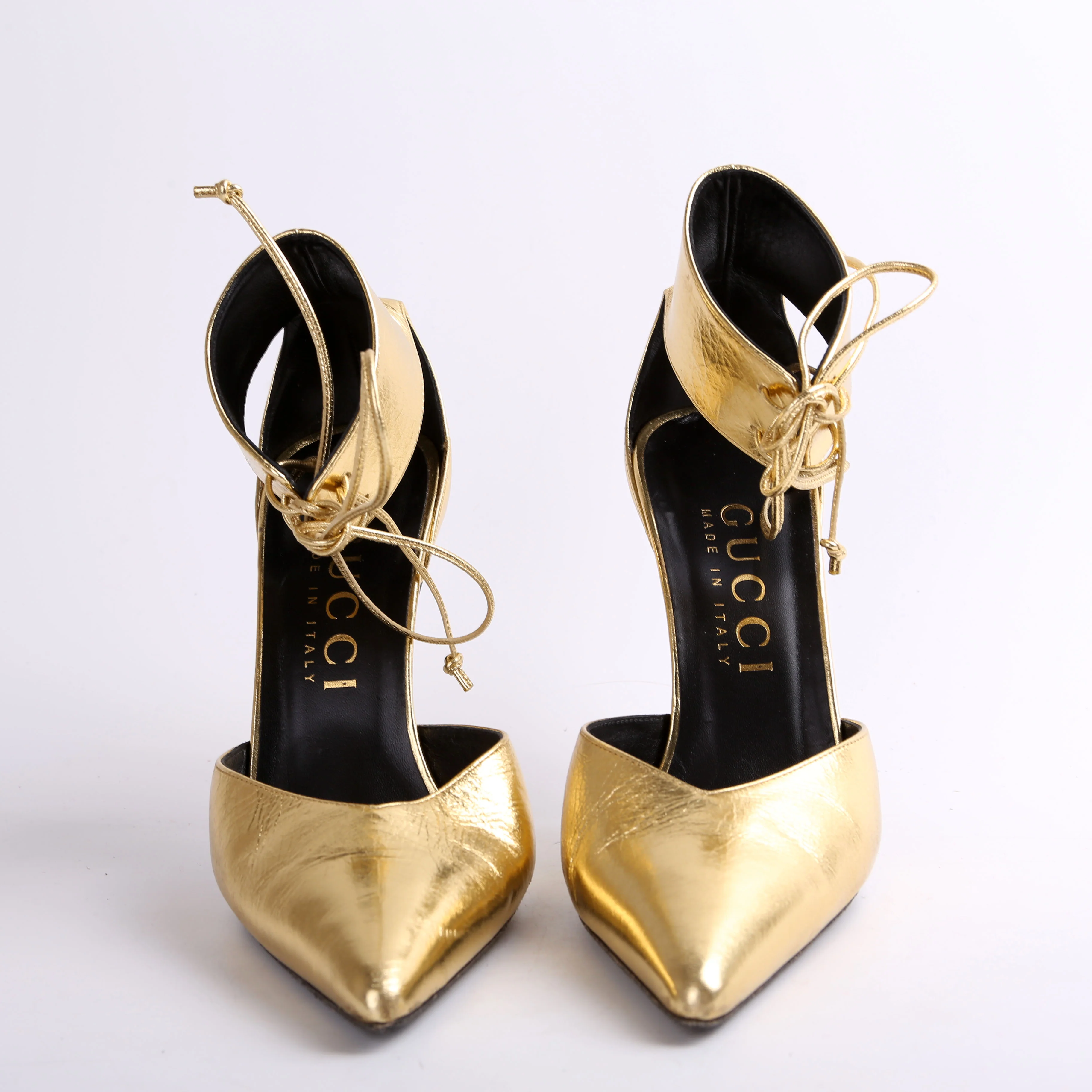 Priscilla 105MM Metallic Pumps Size 40 - Image 2