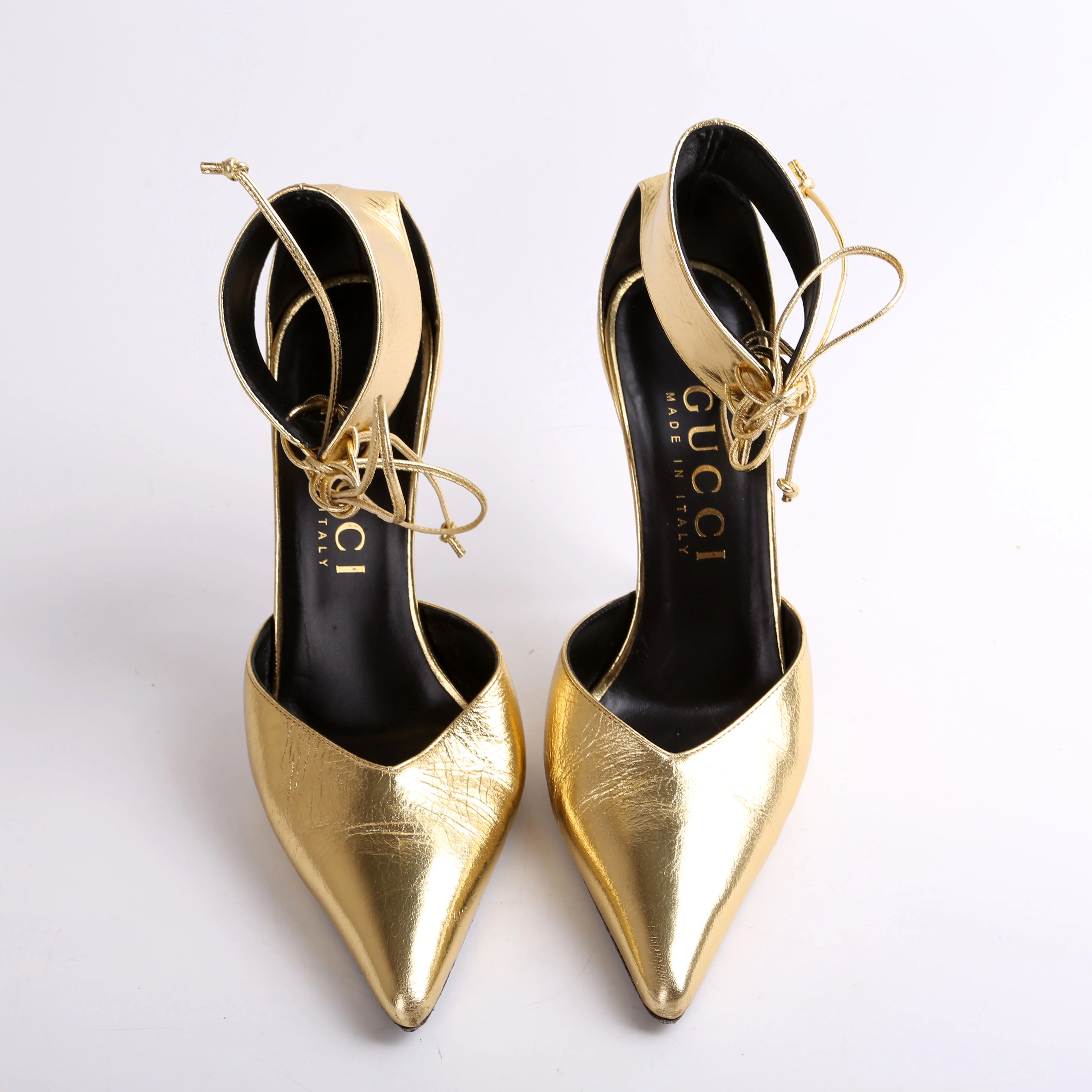 Priscilla 105MM Metallic Pumps Size 40 - Image 3