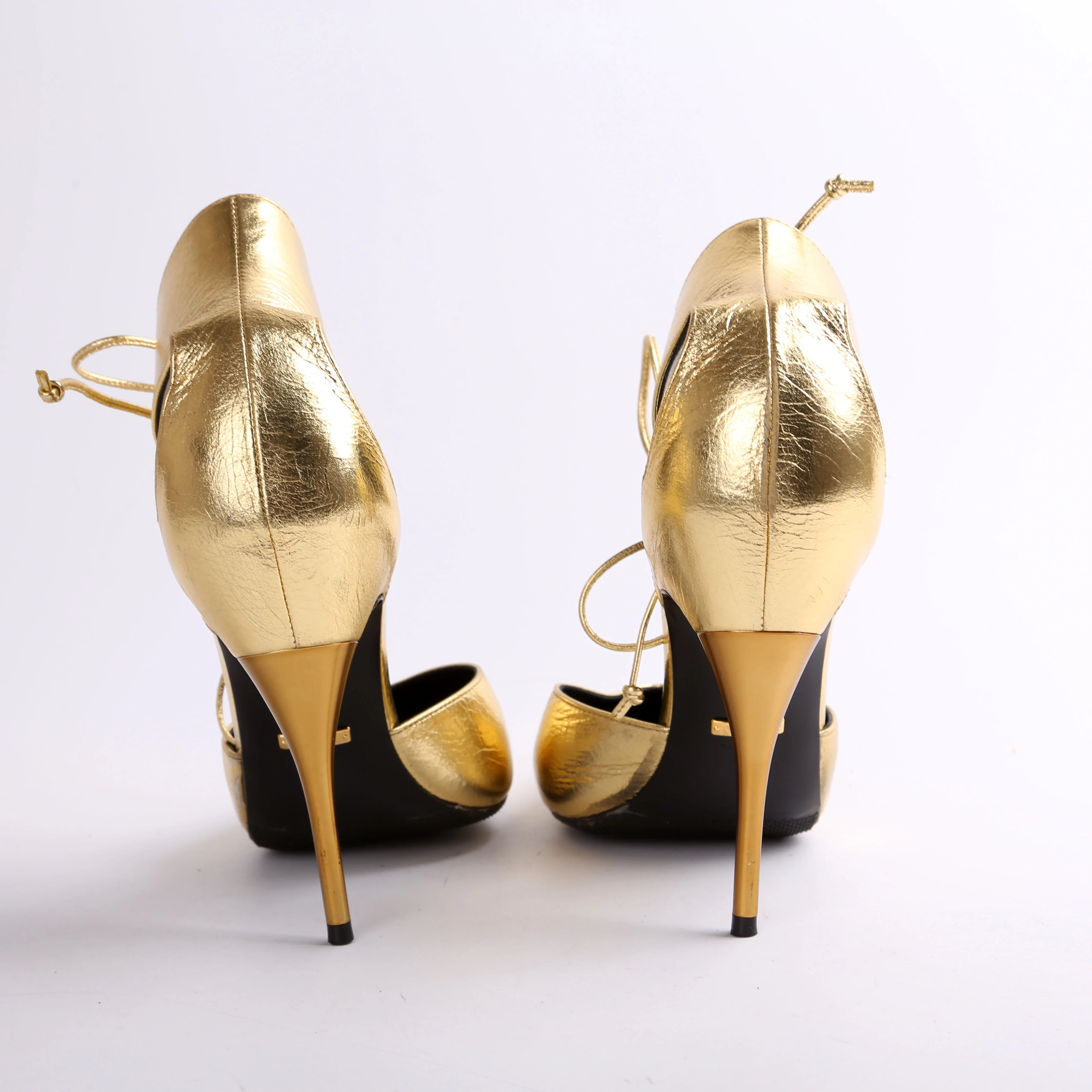 Priscilla 105MM Metallic Pumps Size 40 - Image 6