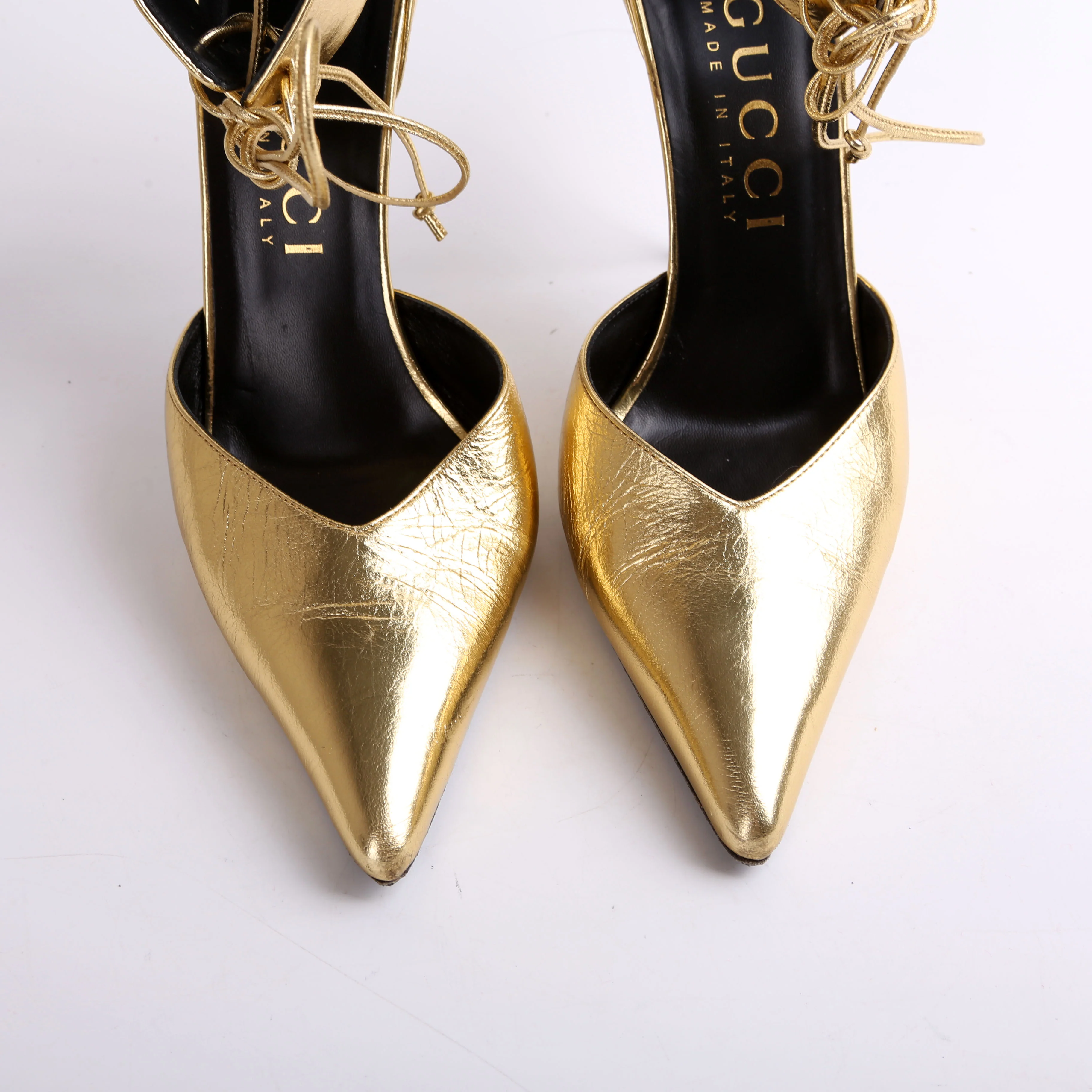 Priscilla 105MM Metallic Pumps Size 40 - Image 9