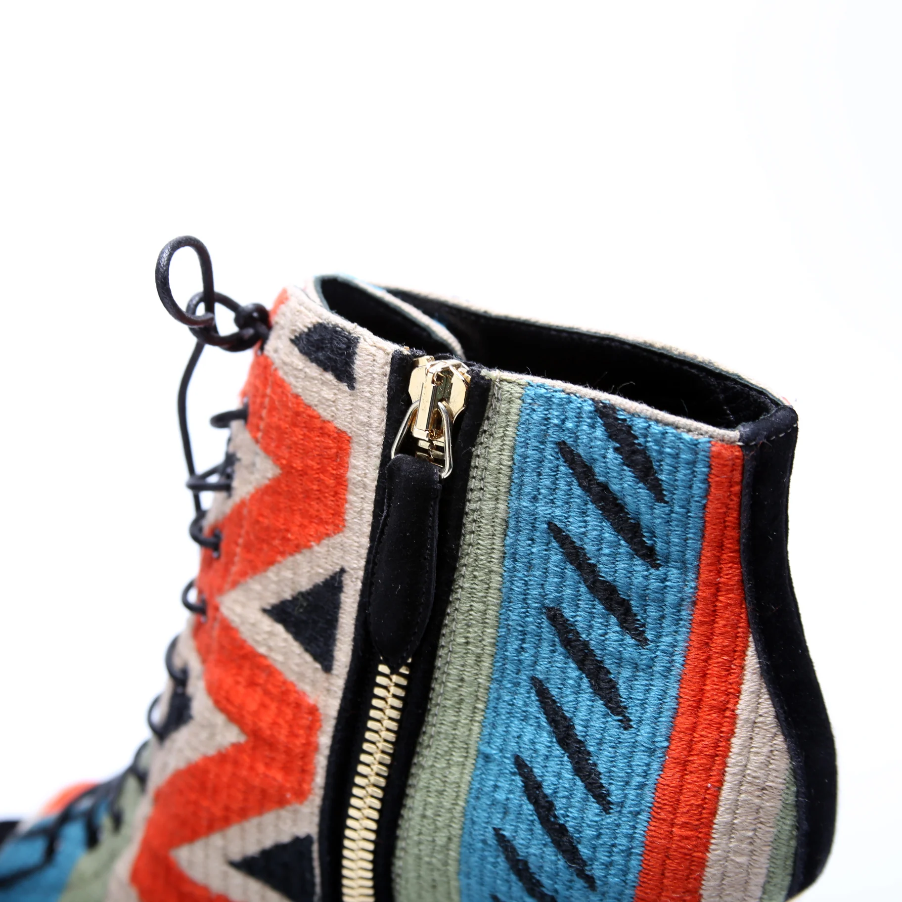 Prorsum Tapestry Peep Toe Booties Size 36 - Image 5