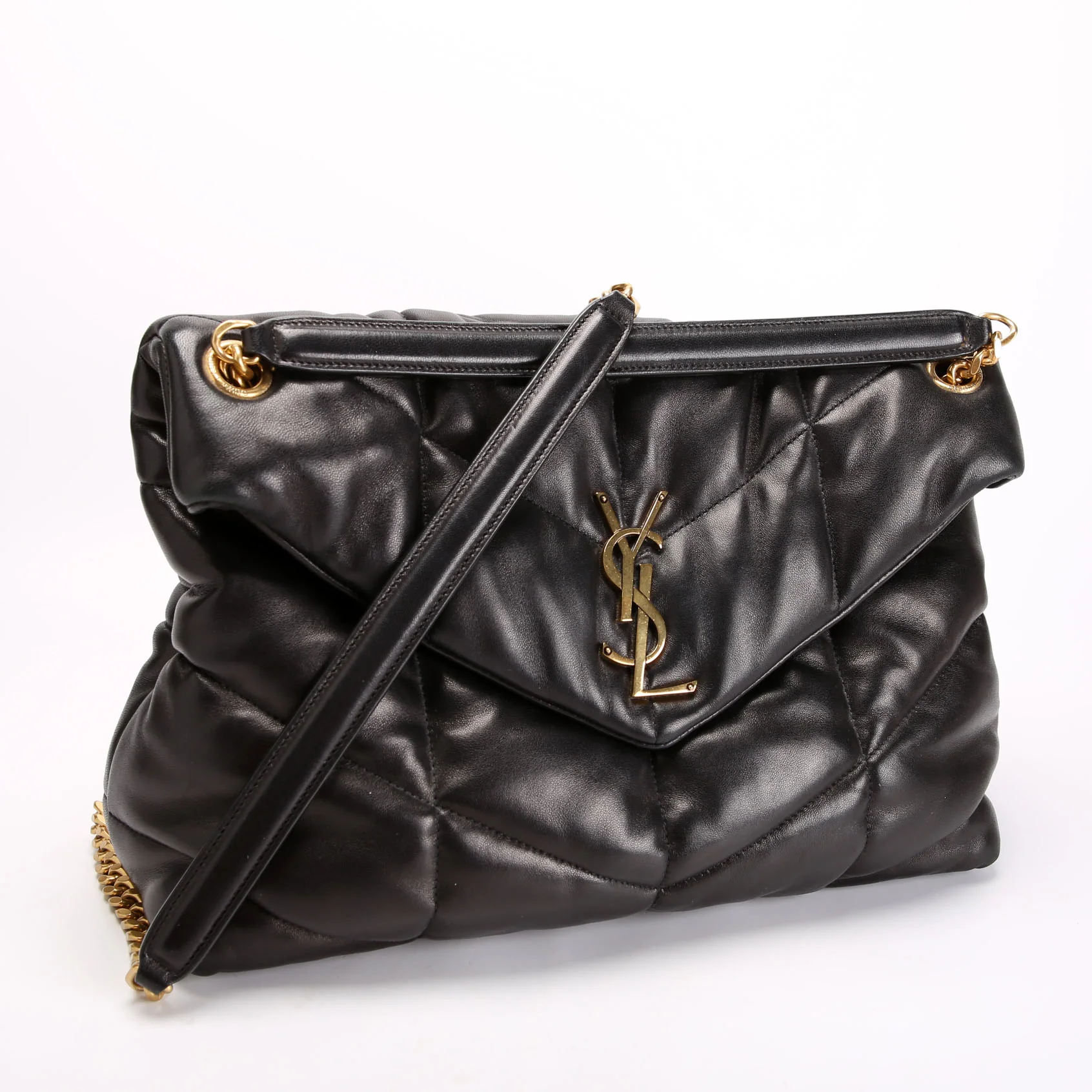 Puffer Quilted Medium Lambskin 577475 Black - Image 2