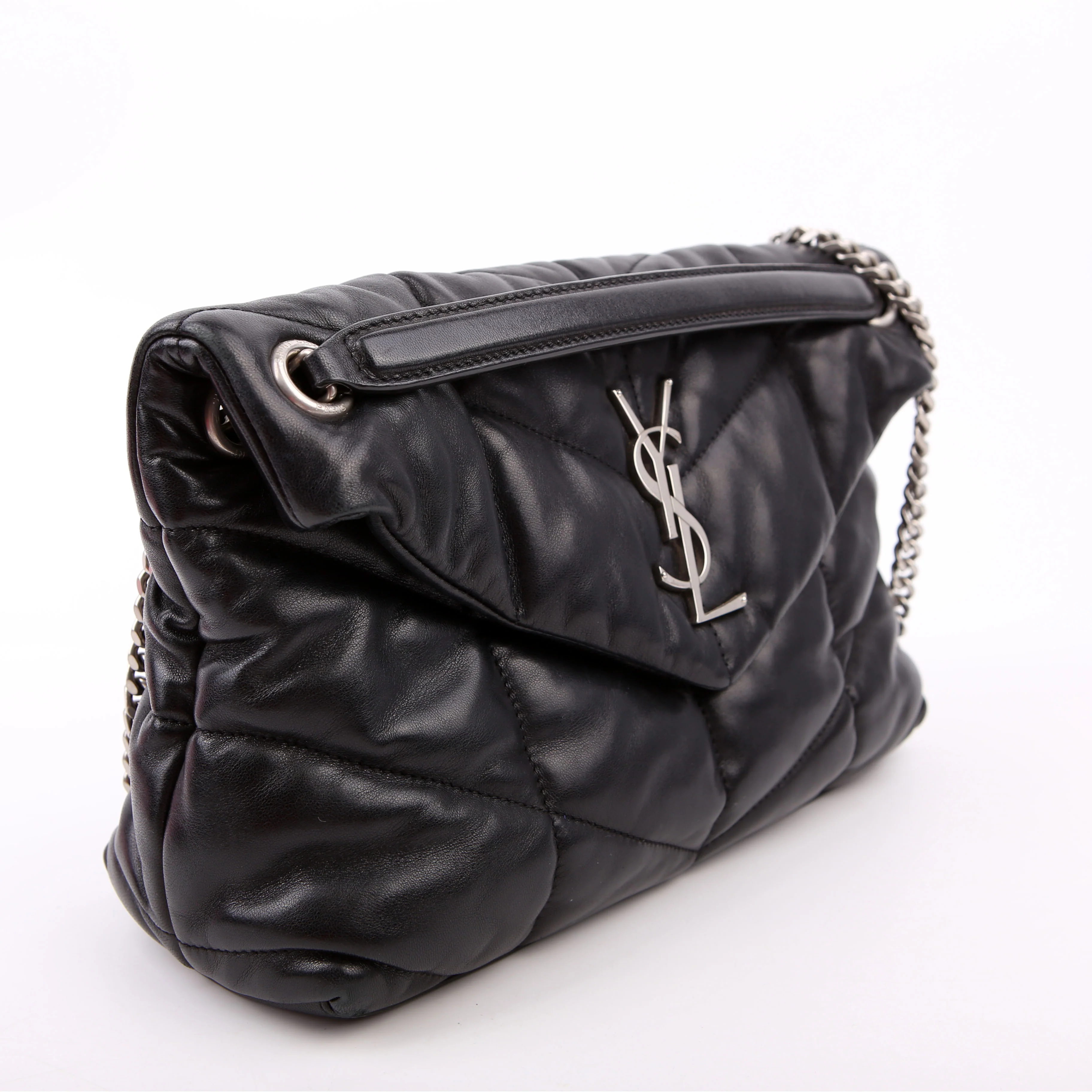 Puffer Quilted Small Lambskin 577476 Black - Image 2