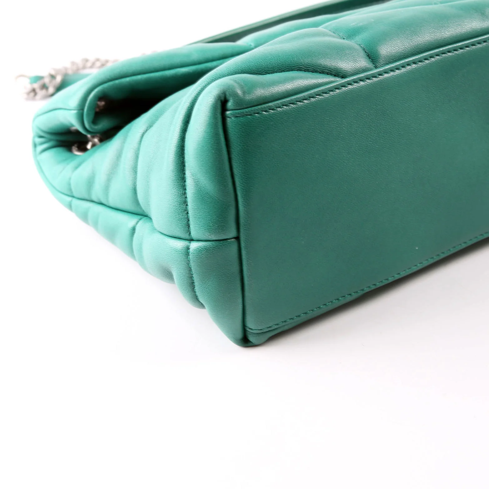 Puffer Quilted Small Lambskin 577476 Green - Image 6