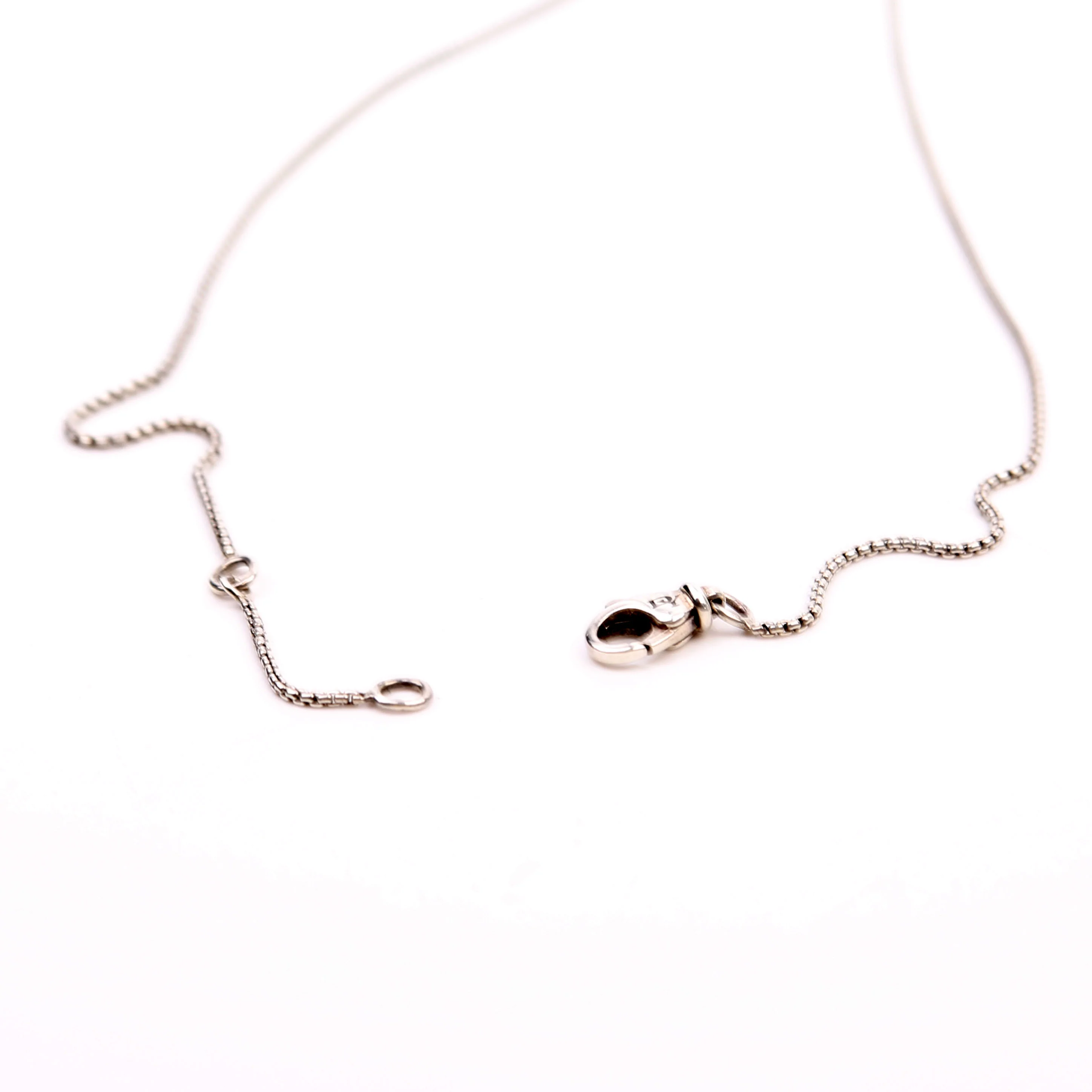 Puffy Heart Pendant Necklace Diamonds/925 - Image 6