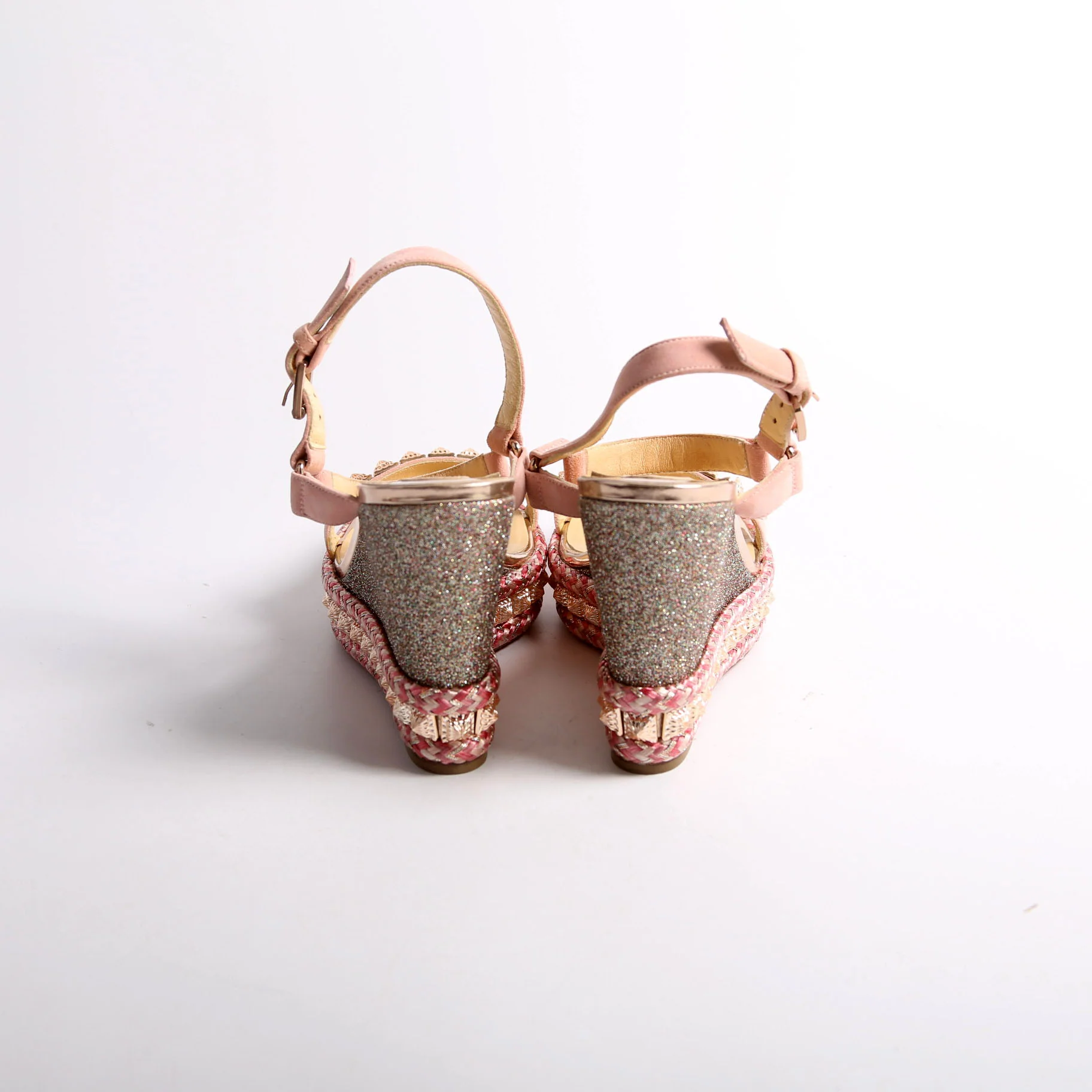 Pyraclou 100MM Sandal Wedge Pink - Image 4