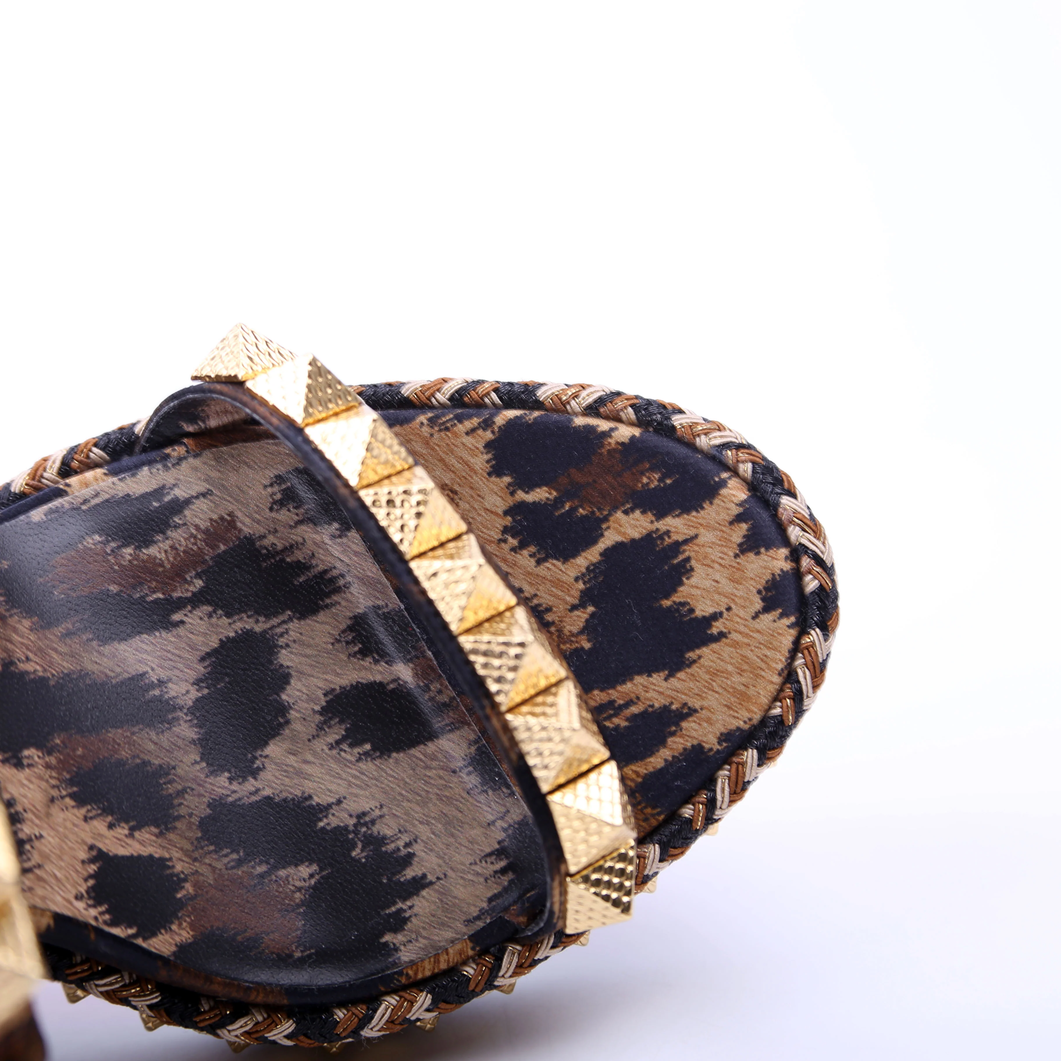 Pyraclou 100MM Sandal Wedges Size 38 Cheetah - Image 8