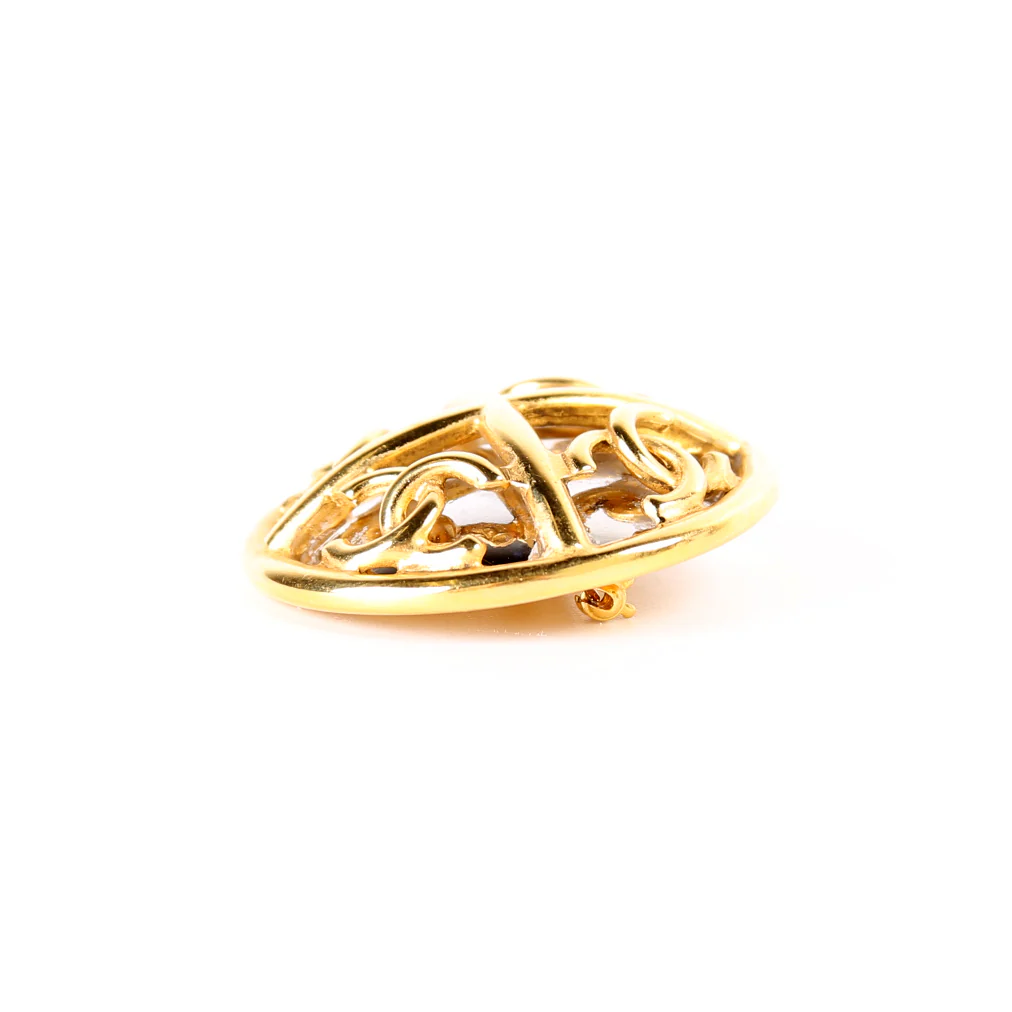 Quad CC Dome Brooch - Image 3