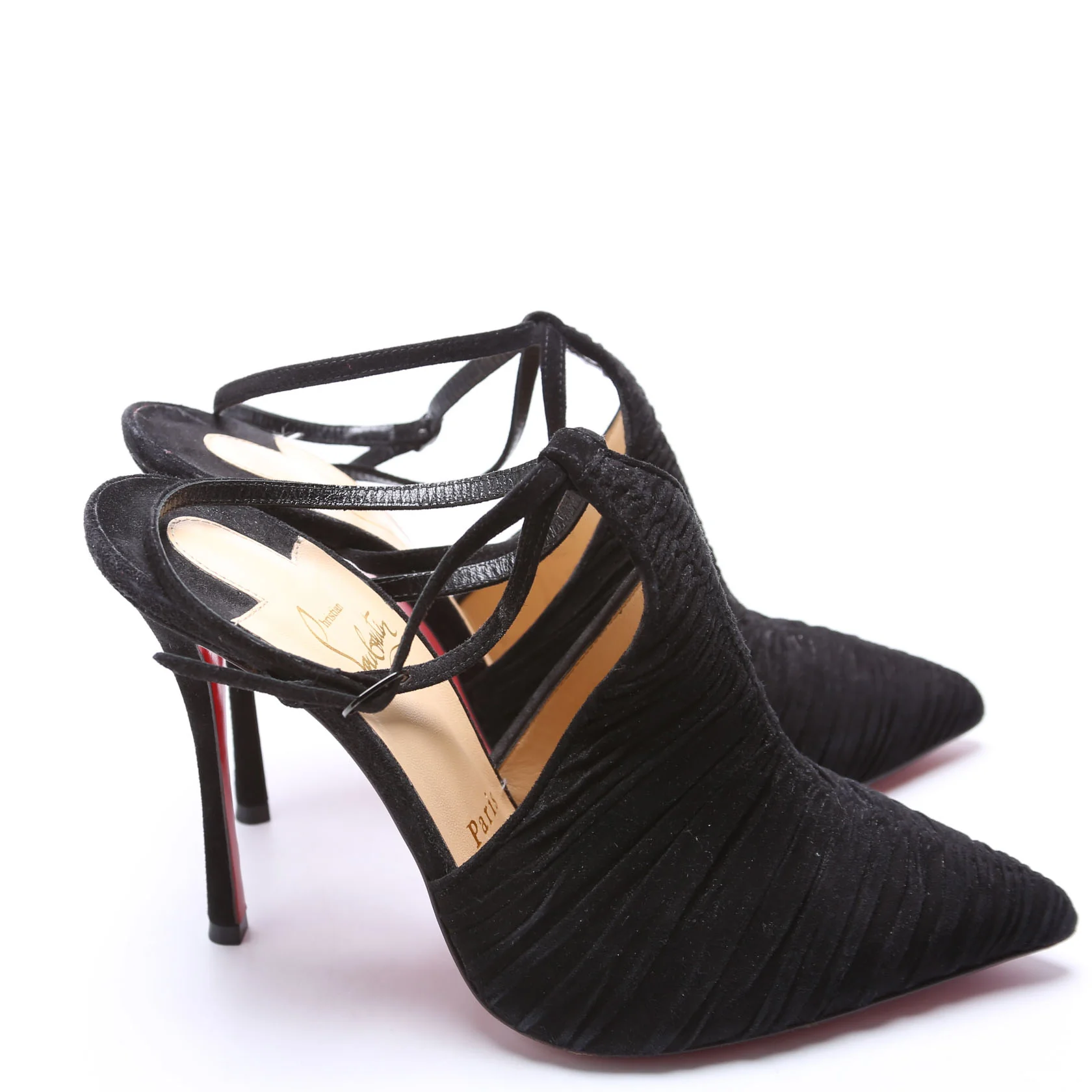 Queenacid 100MM Suede Pumps Size 37.5 - Image 3