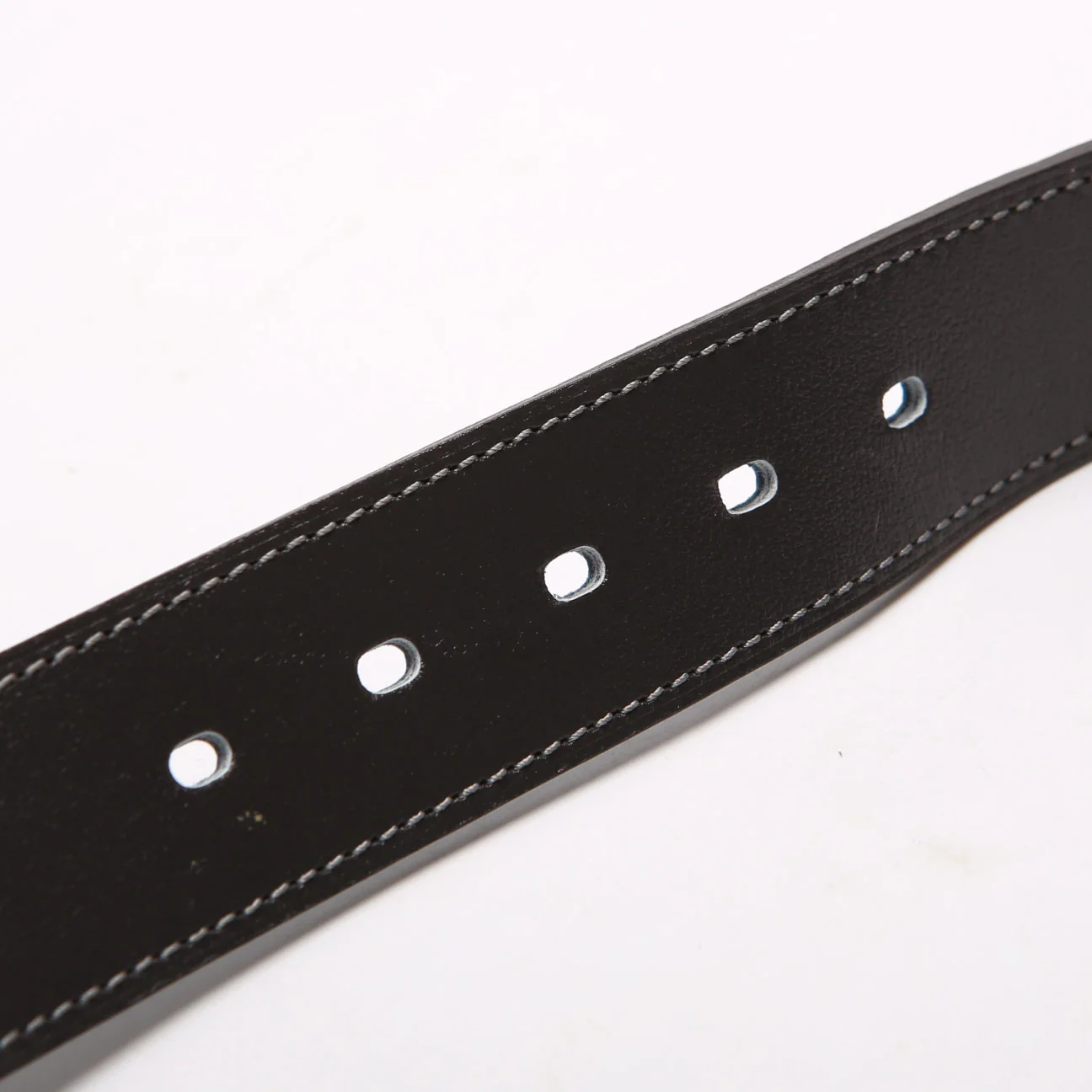 Quentin Reversible Leather Belt Size 100 Blue/Black - Image 5